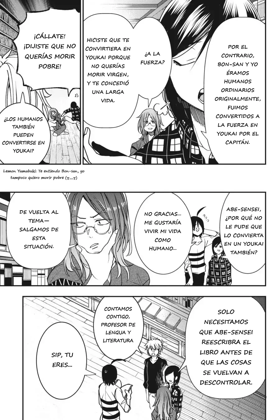 Yokai Gakkou no Sensei Hajimemashita! Capitulo 42 página 8
