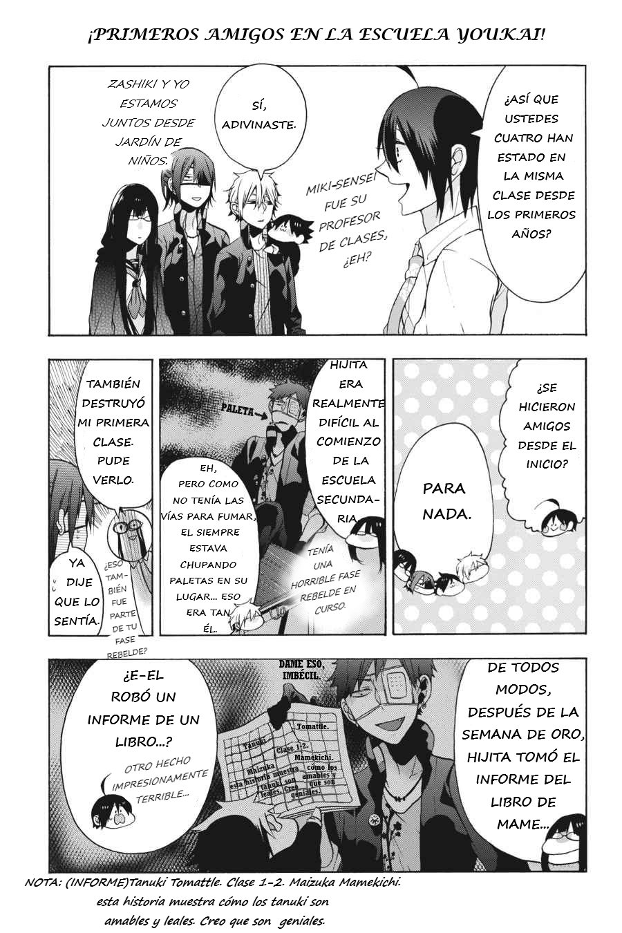 Yokai Gakkou no Sensei Hajimemashita! Capitulo 5.5 página 6