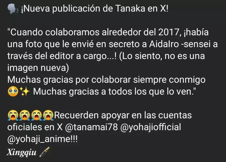 Yokai Gakkou no Sensei Hajimemashita! Capitulo 57.01: Aviso de colaboración página 6
