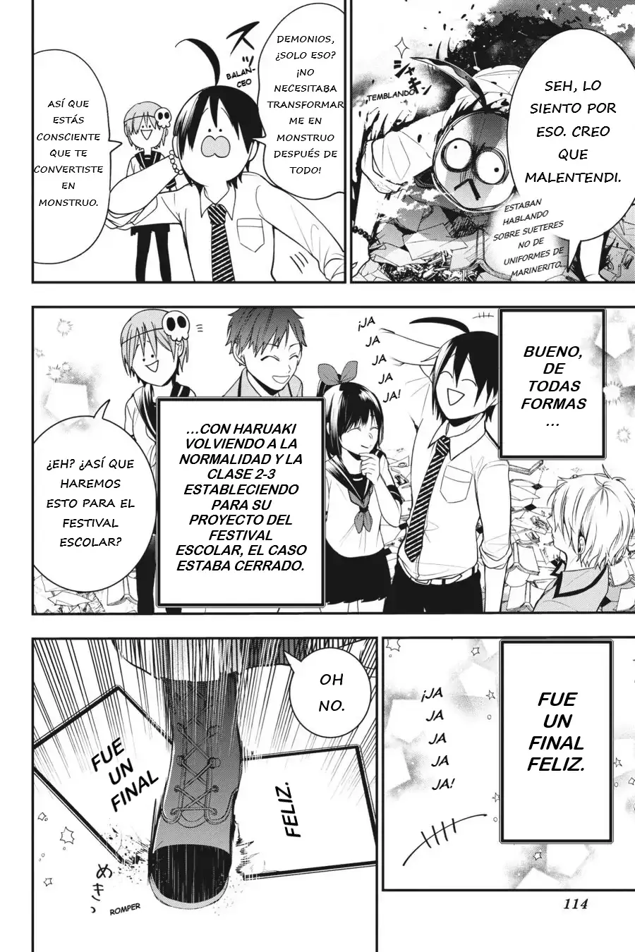 Yokai Gakkou no Sensei Hajimemashita! Capitulo 57 página 23