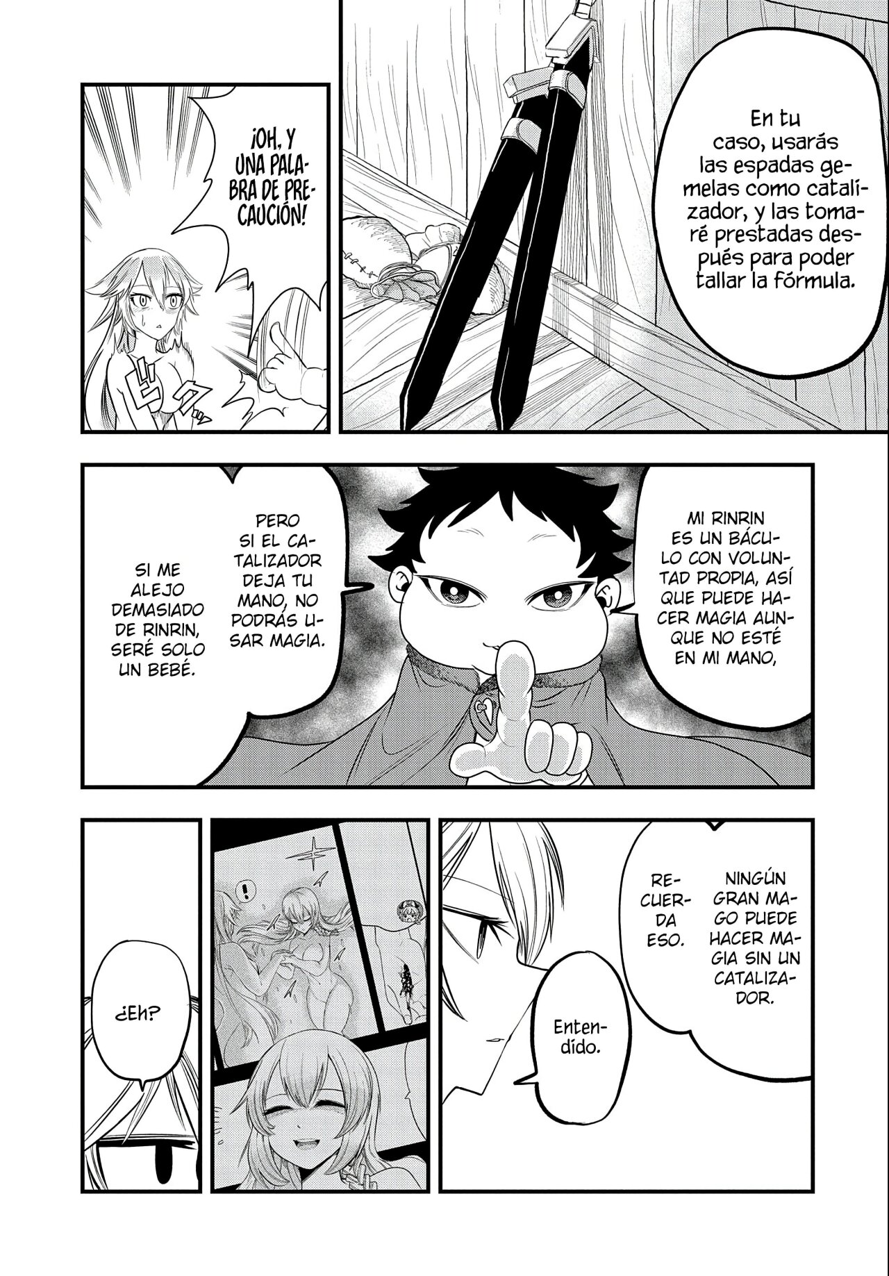 Umareta Chokugo ni Suterareta kedo, Zensei ga Taikensha datta node Yoyuu de Ikitemasu Capitulo 14: La Lección de Magia del Gran Sabio página 25