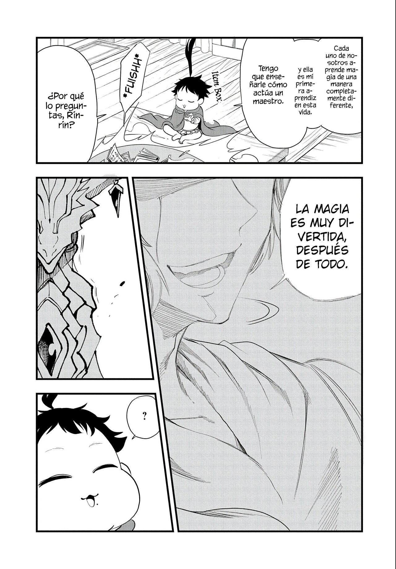 Umareta Chokugo ni Suterareta kedo, Zensei ga Taikensha datta node Yoyuu de Ikitemasu Capitulo 14: La Lección de Magia del Gran Sabio página 29