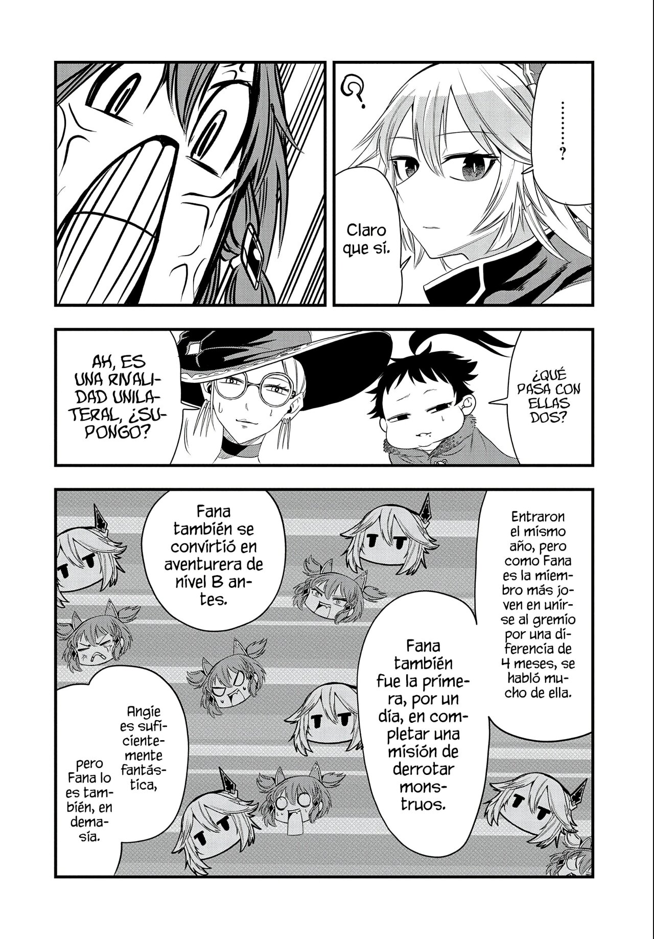 Umareta Chokugo ni Suterareta kedo, Zensei ga Taikensha datta node Yoyuu de Ikitemasu Capitulo 15: Fana y Angie página 28