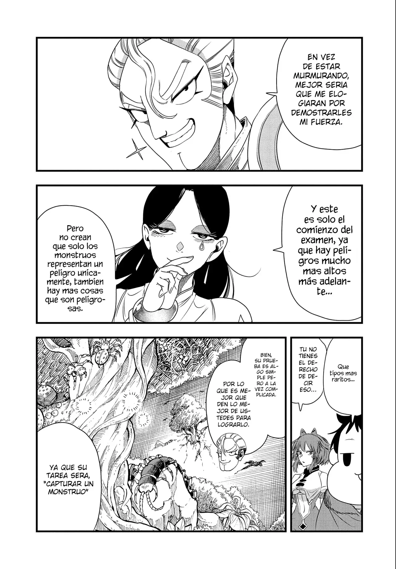 Umareta Chokugo ni Suterareta kedo, Zensei ga Taikensha datta node Yoyuu de Ikitemasu Capitulo 25: El Examen de Ascenso a Rango "A" página 7
