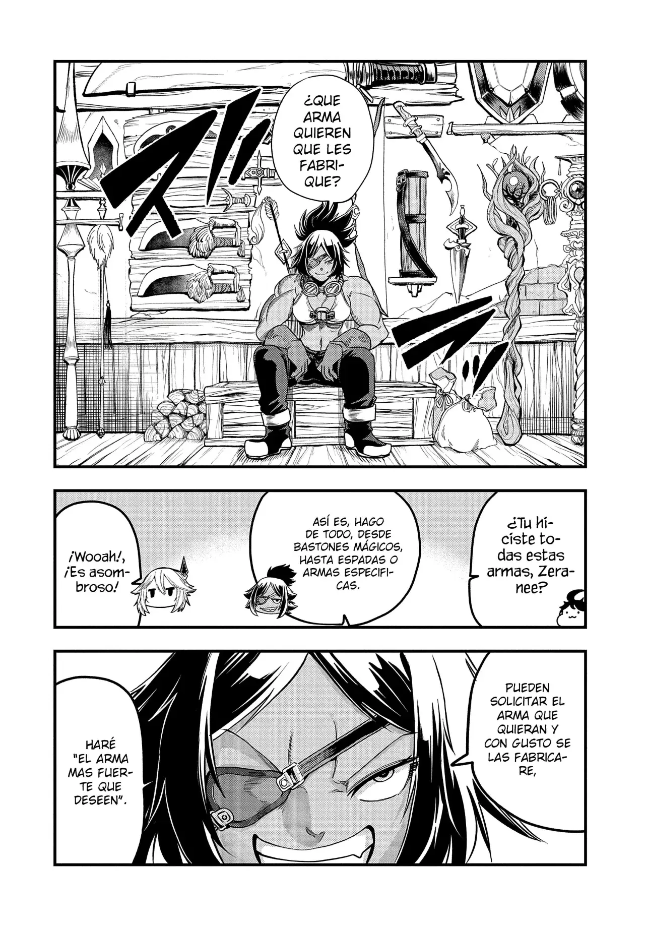 Umareta Chokugo ni Suterareta kedo, Zensei ga Taikensha datta node Yoyuu de Ikitemasu Capitulo 32: La Herrería de Zera página 10