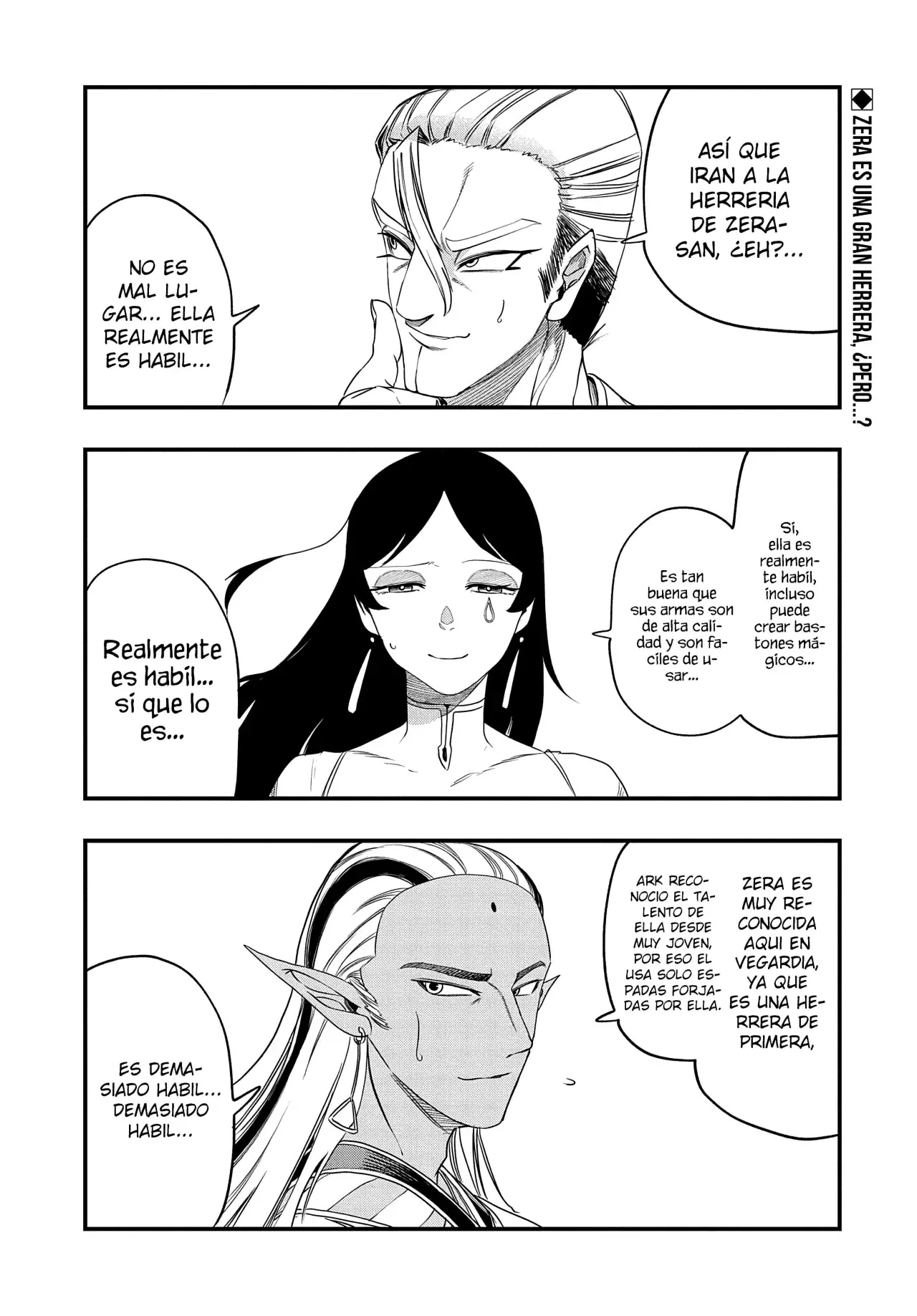 Umareta Chokugo ni Suterareta kedo, Zensei ga Taikensha datta node Yoyuu de Ikitemasu Capitulo 32: La Herrería de Zera página 3