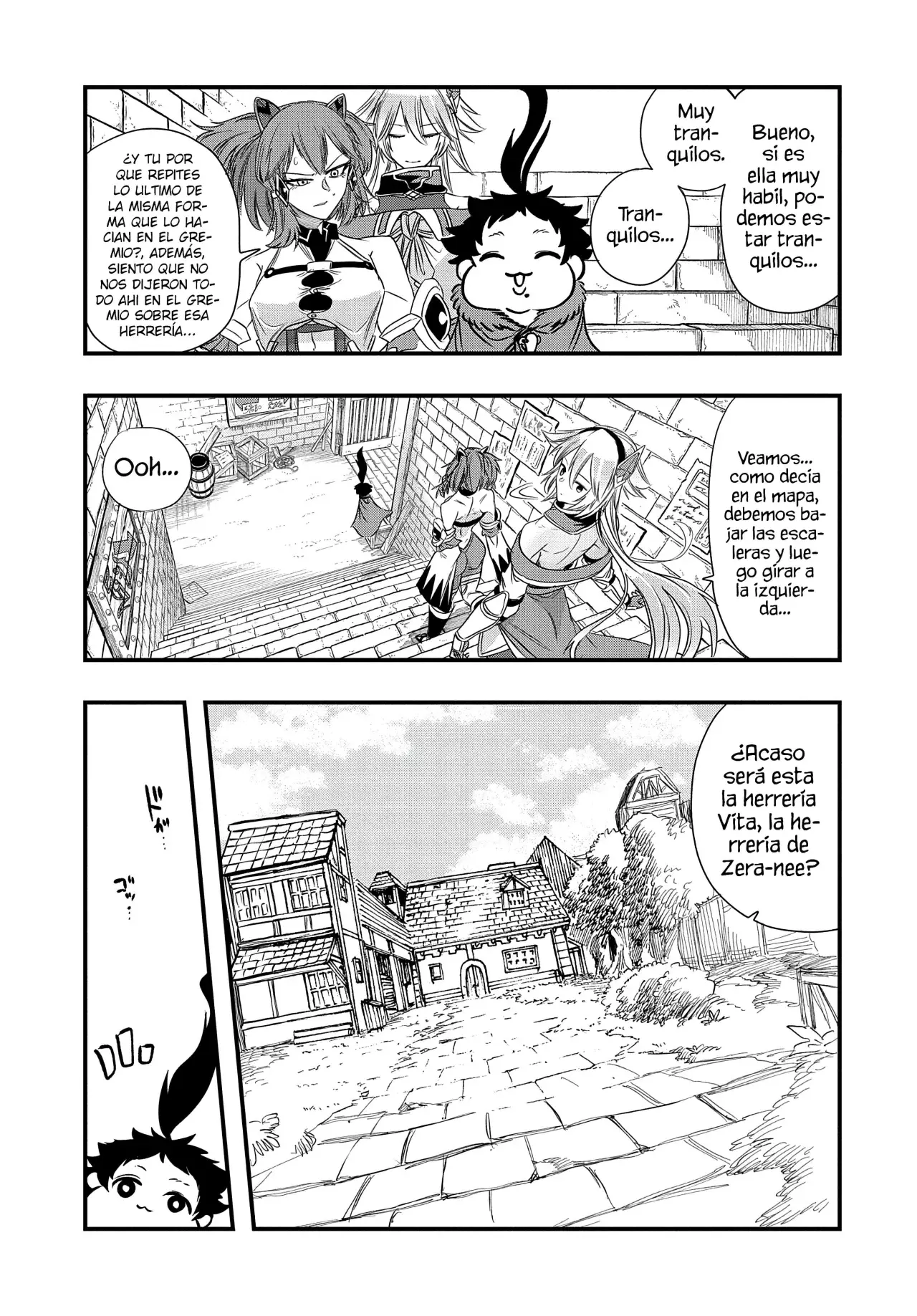 Umareta Chokugo ni Suterareta kedo, Zensei ga Taikensha datta node Yoyuu de Ikitemasu Capitulo 32: La Herrería de Zera página 5