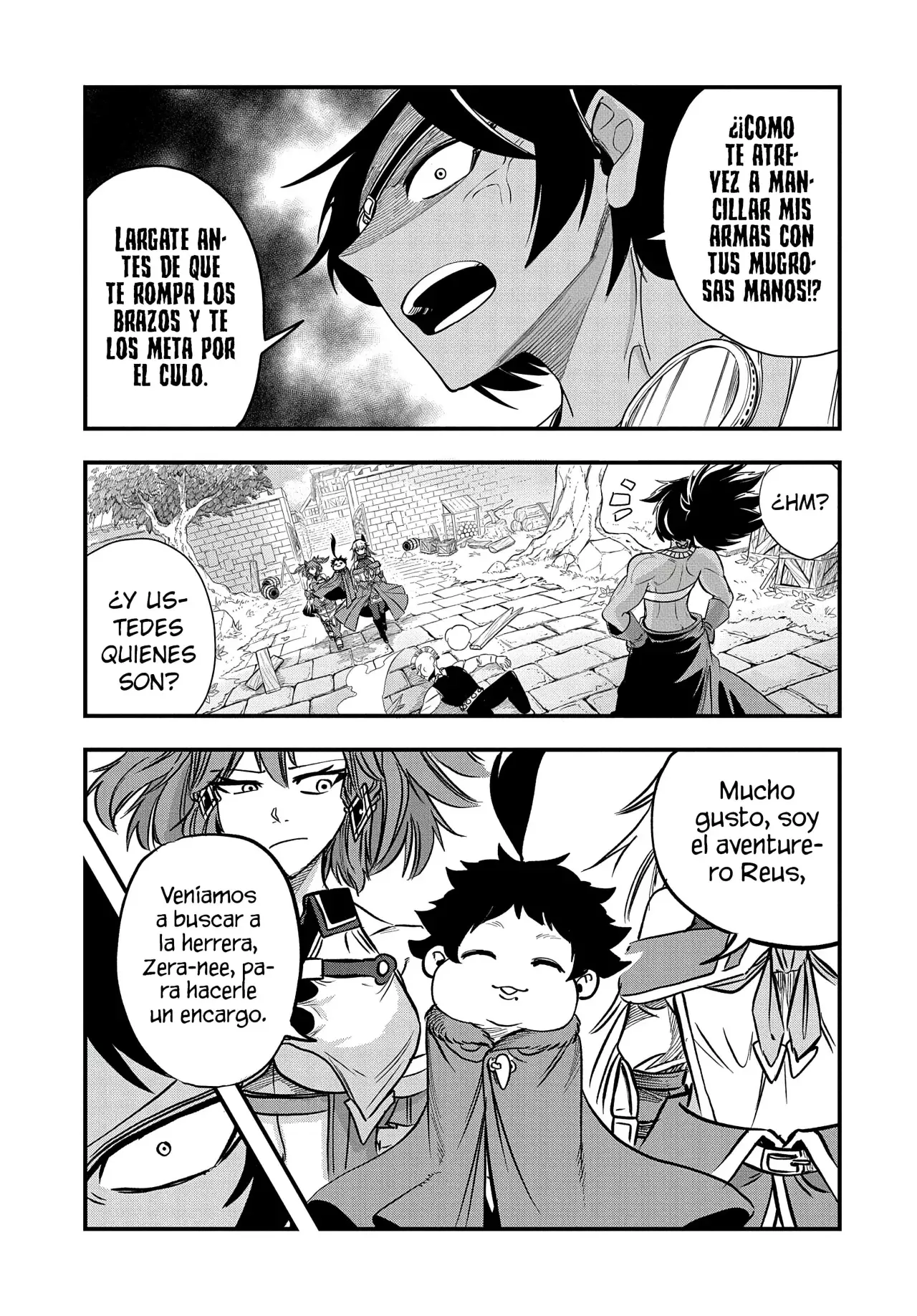 Umareta Chokugo ni Suterareta kedo, Zensei ga Taikensha datta node Yoyuu de Ikitemasu Capitulo 32: La Herrería de Zera página 7