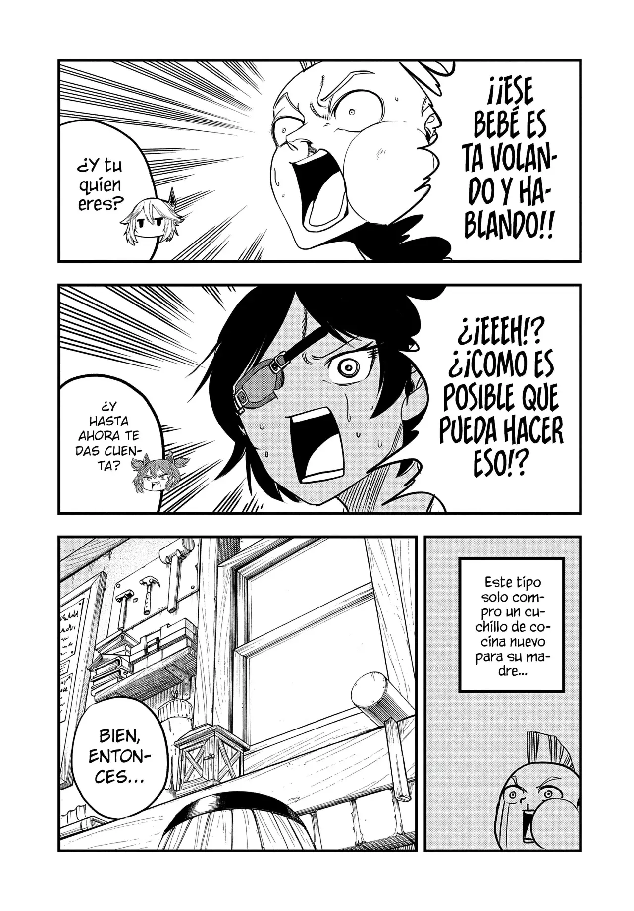 Umareta Chokugo ni Suterareta kedo, Zensei ga Taikensha datta node Yoyuu de Ikitemasu Capitulo 32: La Herrería de Zera página 9