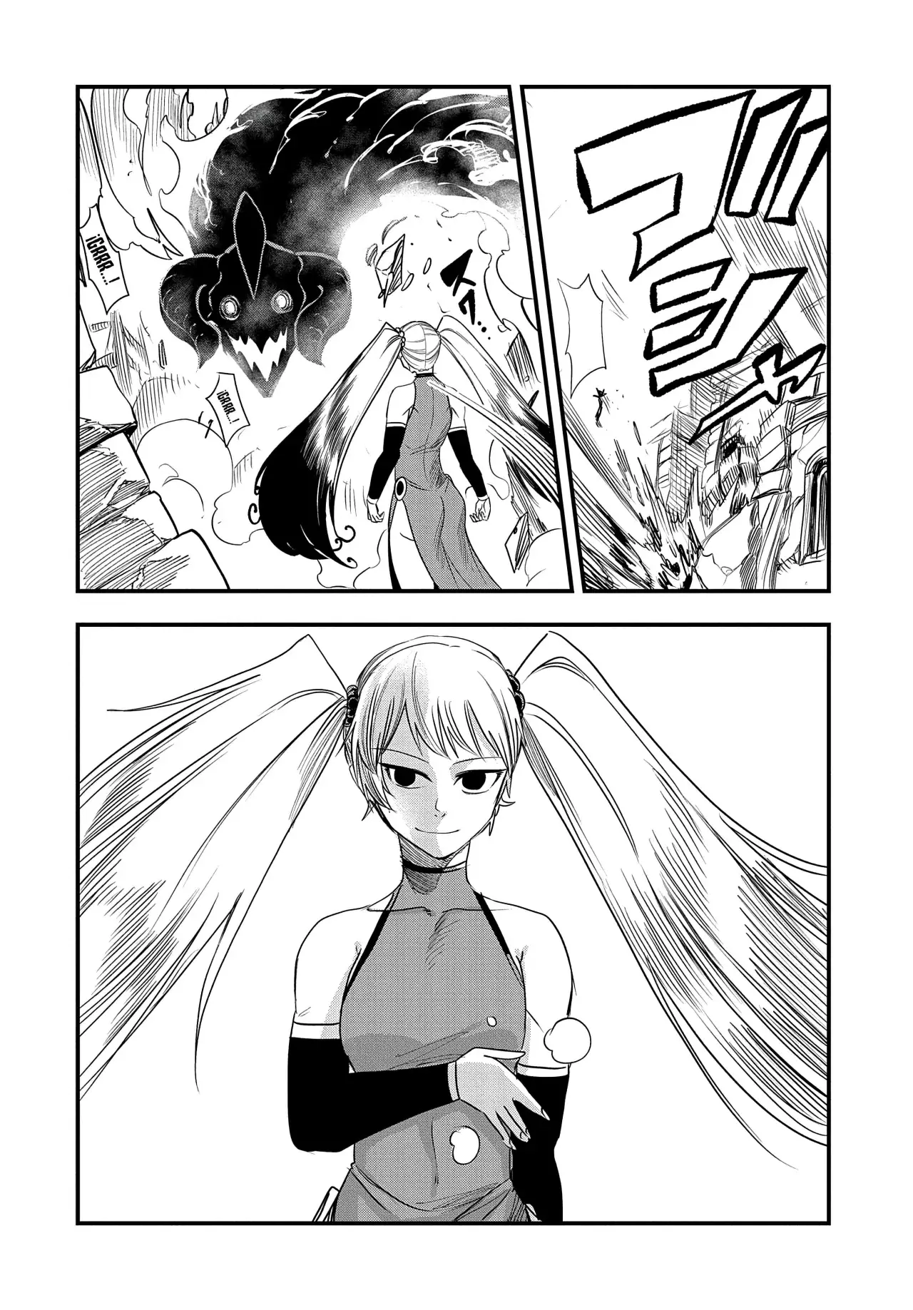 Umareta Chokugo ni Suterareta kedo, Zensei ga Taikensha datta node Yoyuu de Ikitemasu Capitulo 34: El Dragón Negro de La Oscuridad, Bahamut página 31