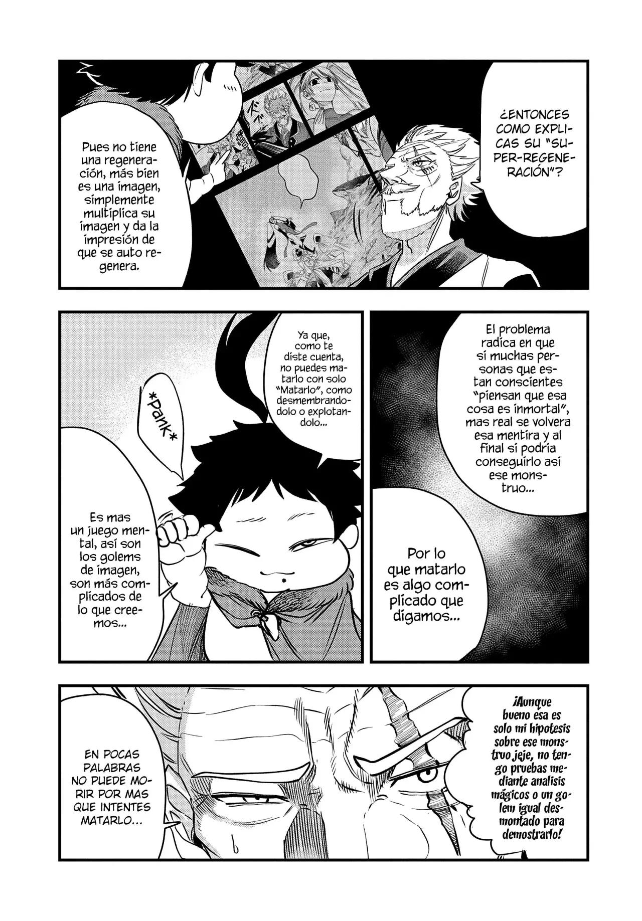 Umareta Chokugo ni Suterareta kedo, Zensei ga Taikensha datta node Yoyuu de Ikitemasu Capitulo 35: El Golem de Imagen página 7