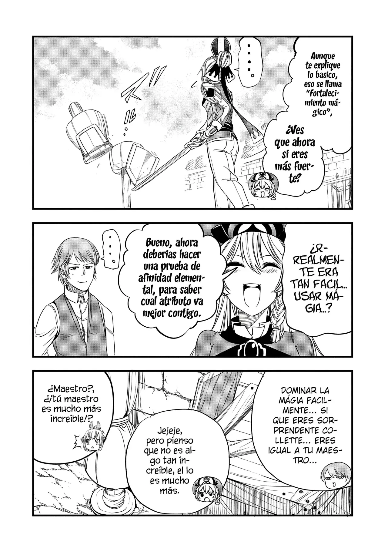 Umareta Chokugo ni Suterareta kedo, Zensei ga Taikensha datta node Yoyuu de Ikitemasu Capitulo 42: Colette, La Salvadora de La Ciudad Volante página 23