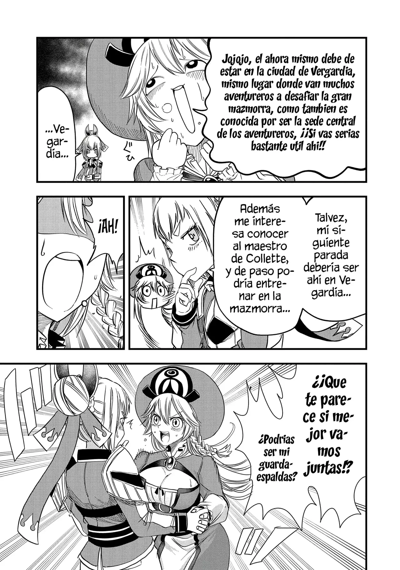 Umareta Chokugo ni Suterareta kedo, Zensei ga Taikensha datta node Yoyuu de Ikitemasu Capitulo 42: Colette, La Salvadora de La Ciudad Volante página 24