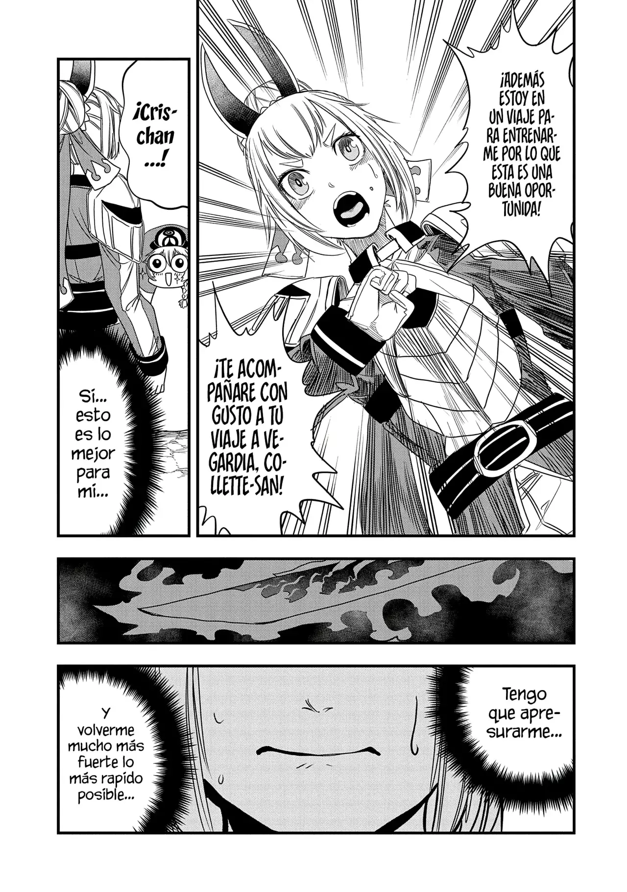 Umareta Chokugo ni Suterareta kedo, Zensei ga Taikensha datta node Yoyuu de Ikitemasu Capitulo 42: Colette, La Salvadora de La Ciudad Volante página 26