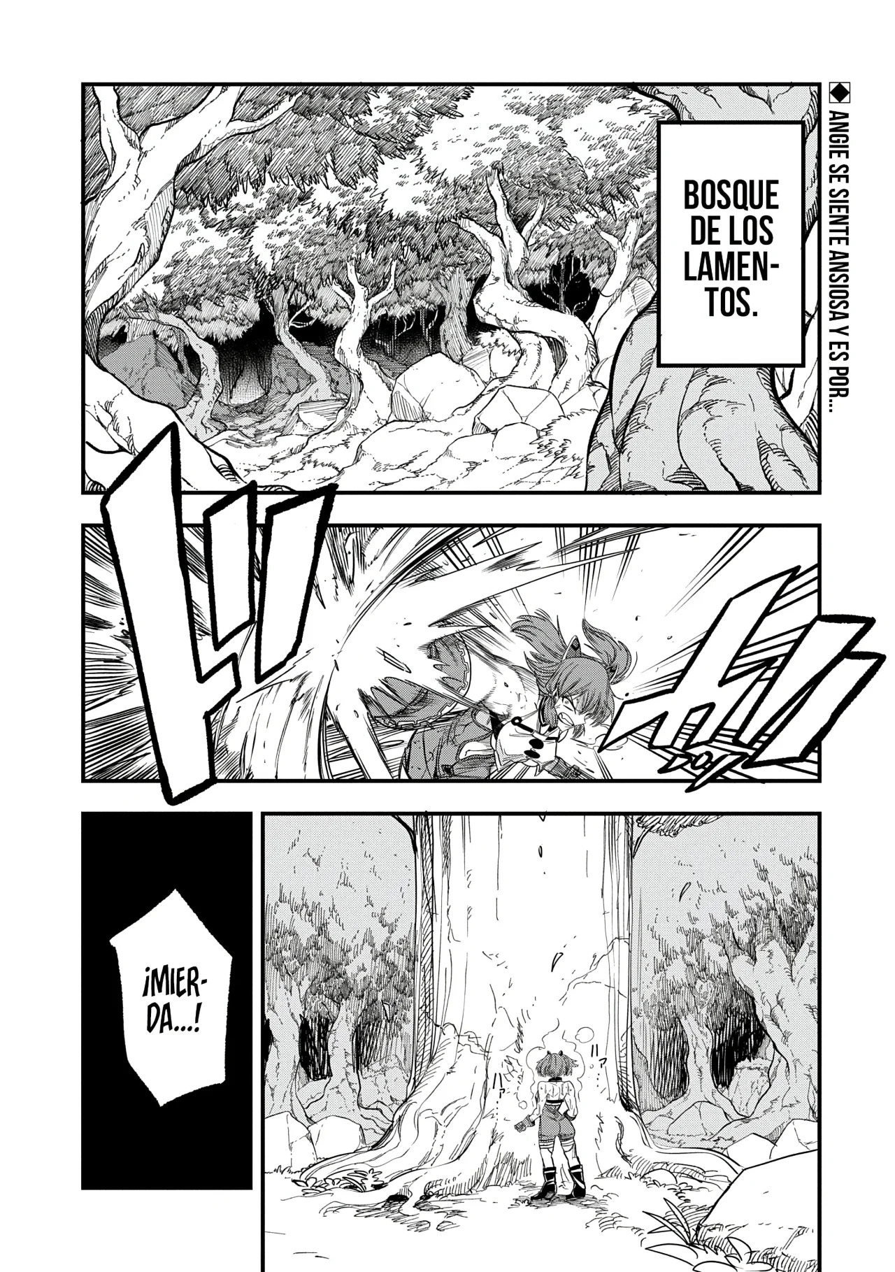 Umareta Chokugo ni Suterareta kedo, Zensei ga Taikensha datta node Yoyuu de Ikitemasu Capitulo 43: El Entrenamiento de Angie página 3