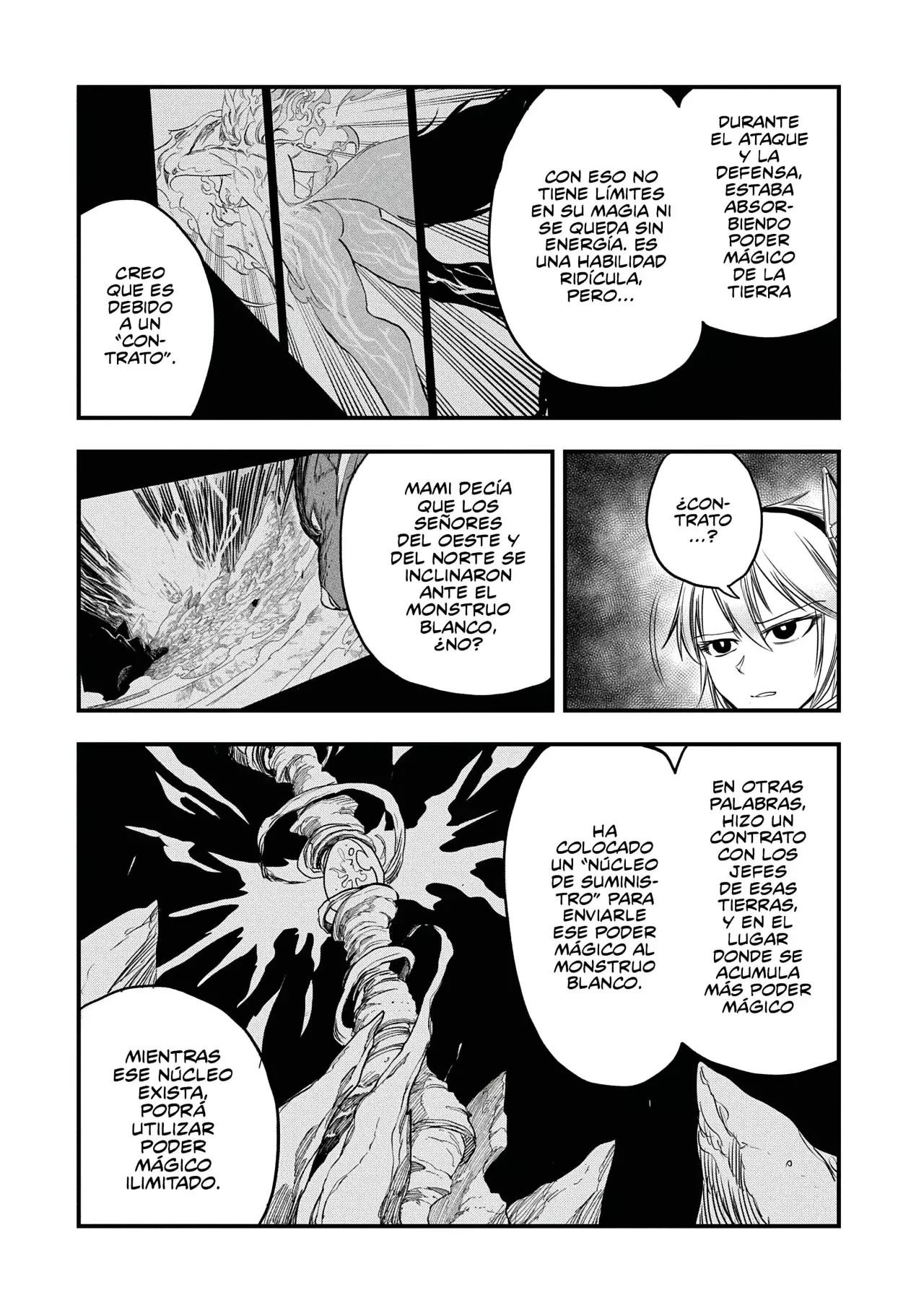 Umareta Chokugo ni Suterareta kedo, Zensei ga Taikensha datta node Yoyuu de Ikitemasu Capitulo 46: El Monstruo Blanco página 18