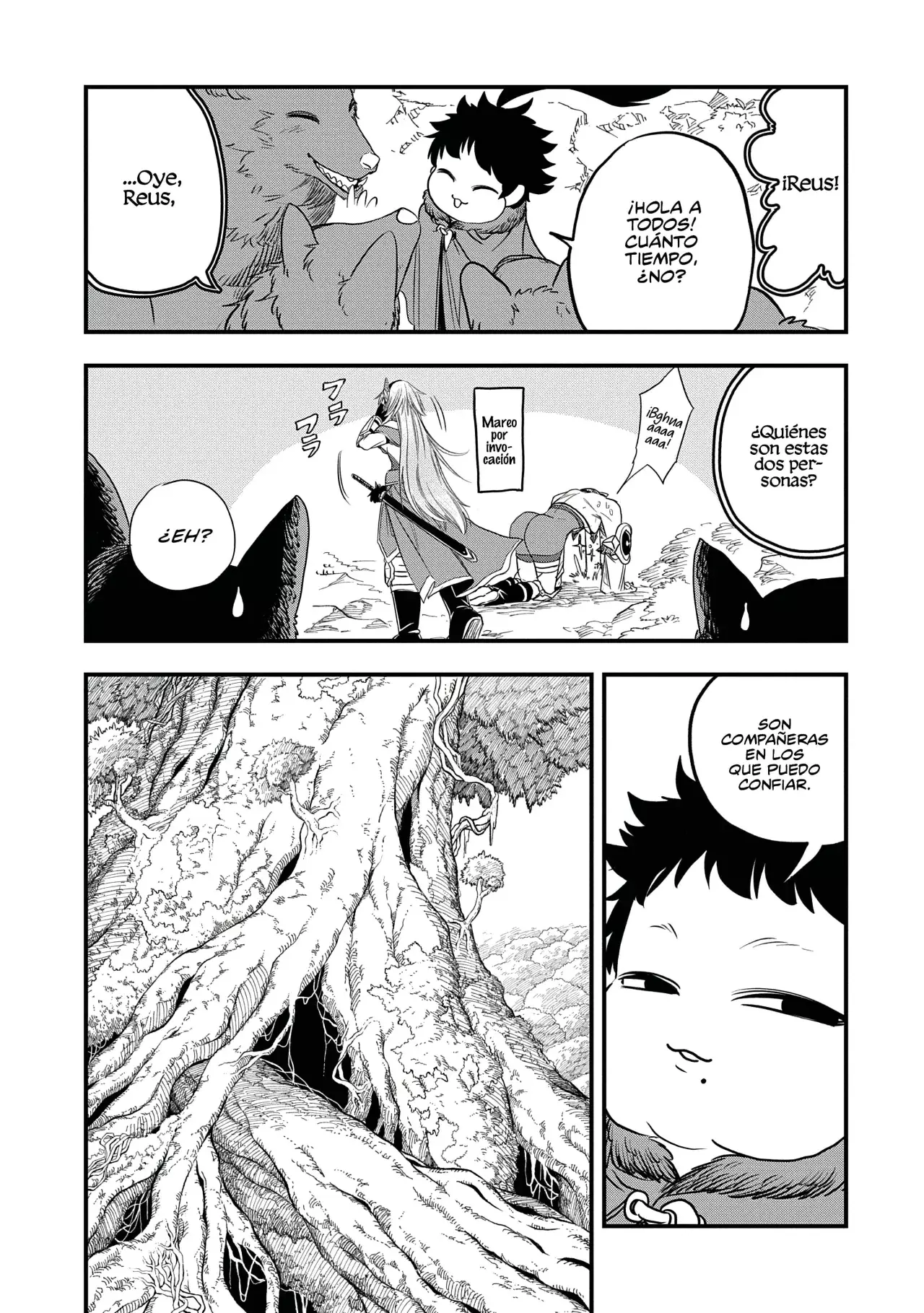Umareta Chokugo ni Suterareta kedo, Zensei ga Taikensha datta node Yoyuu de Ikitemasu Capitulo 46: El Monstruo Blanco página 5