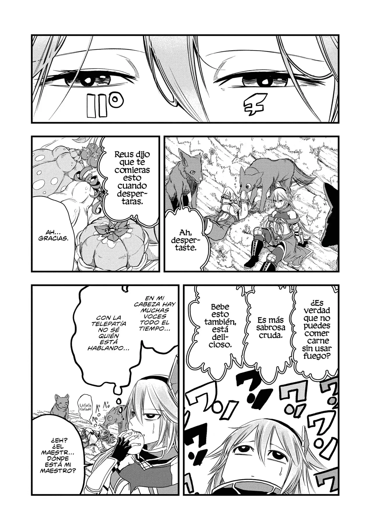 Umareta Chokugo ni Suterareta kedo, Zensei ga Taikensha datta node Yoyuu de Ikitemasu Capitulo 46: El Monstruo Blanco página 6