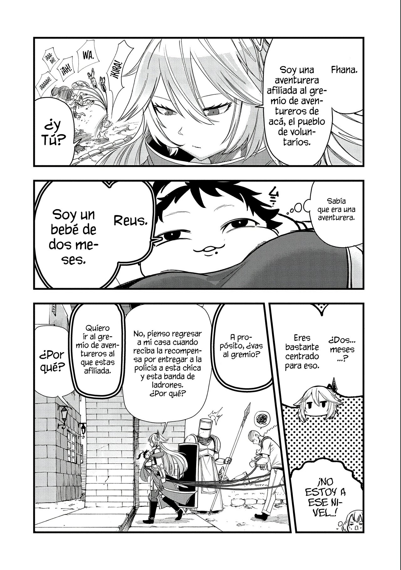Umareta Chokugo ni Suterareta kedo, Zensei ga Taikensha datta node Yoyuu de Ikitemasu Capitulo 5: Bienvenido Al Pueblo de Voluntarios página 16