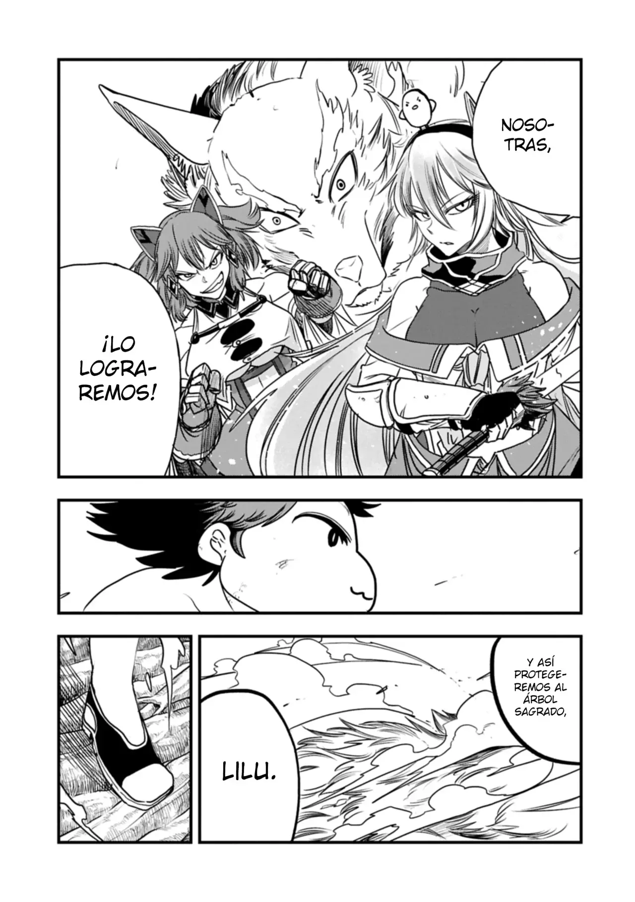 Umareta Chokugo ni Suterareta kedo, Zensei ga Taikensha datta node Yoyuu de Ikitemasu Capitulo 60: Árbol Gigante Vs Bebé Gigante página 23