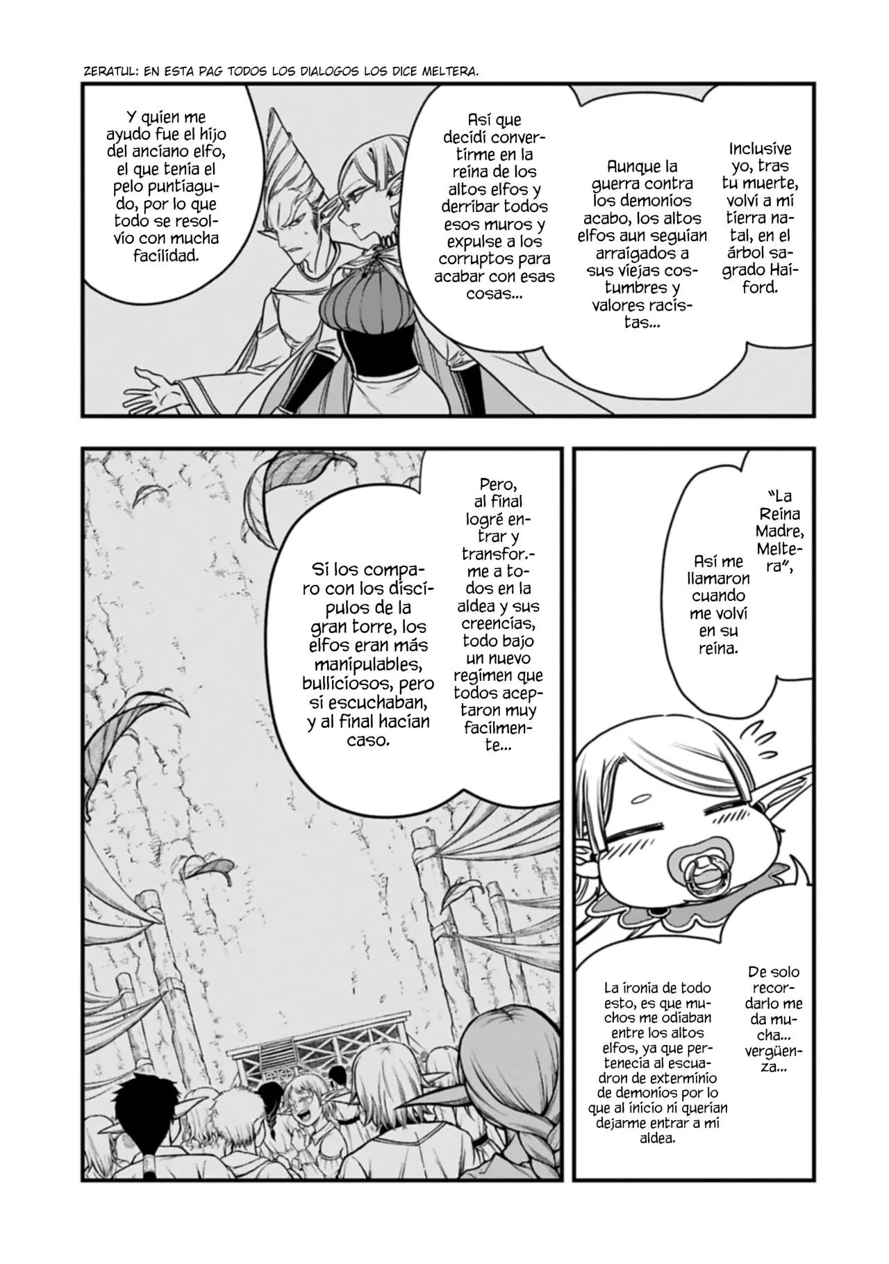 Umareta Chokugo ni Suterareta kedo, Zensei ga Taikensha datta node Yoyuu de Ikitemasu Capitulo 66: Meltera Bebé página 7