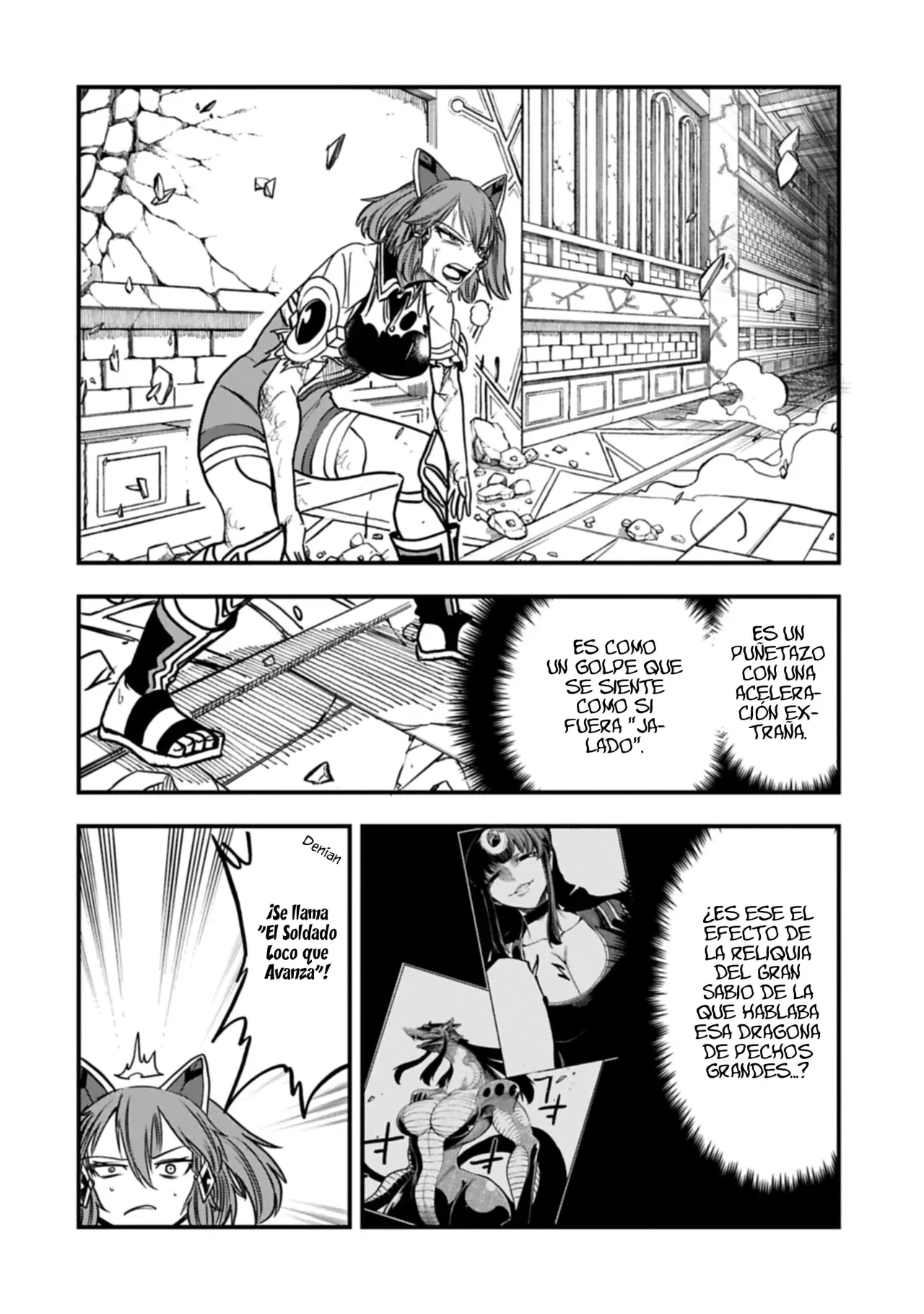 Umareta Chokugo ni Suterareta kedo, Zensei ga Taikensha datta node Yoyuu de Ikitemasu Capitulo 73: Angie Vs Denian El Destructor página 12
