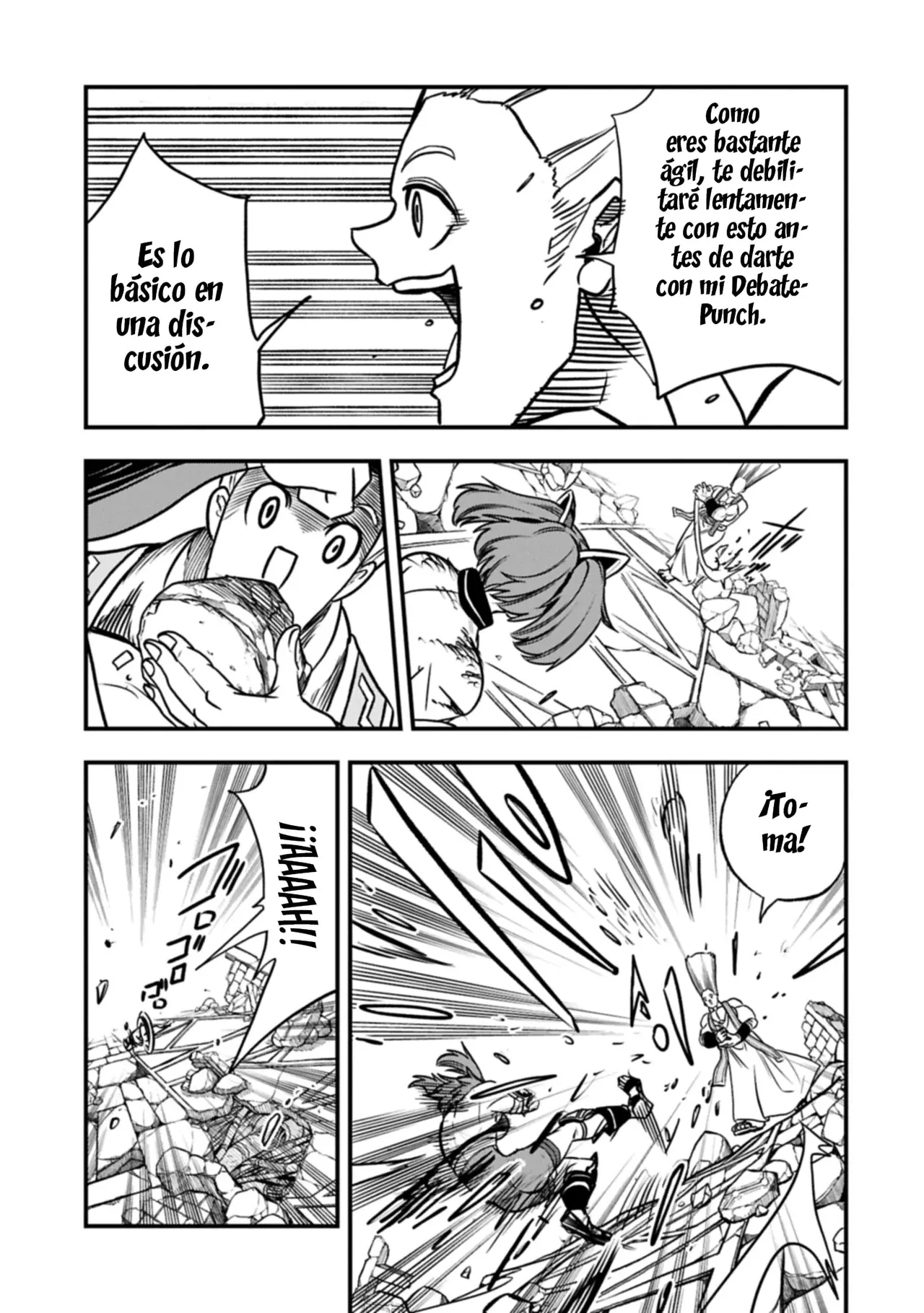 Umareta Chokugo ni Suterareta kedo, Zensei ga Taikensha datta node Yoyuu de Ikitemasu Capitulo 73: Angie Vs Denian El Destructor página 17