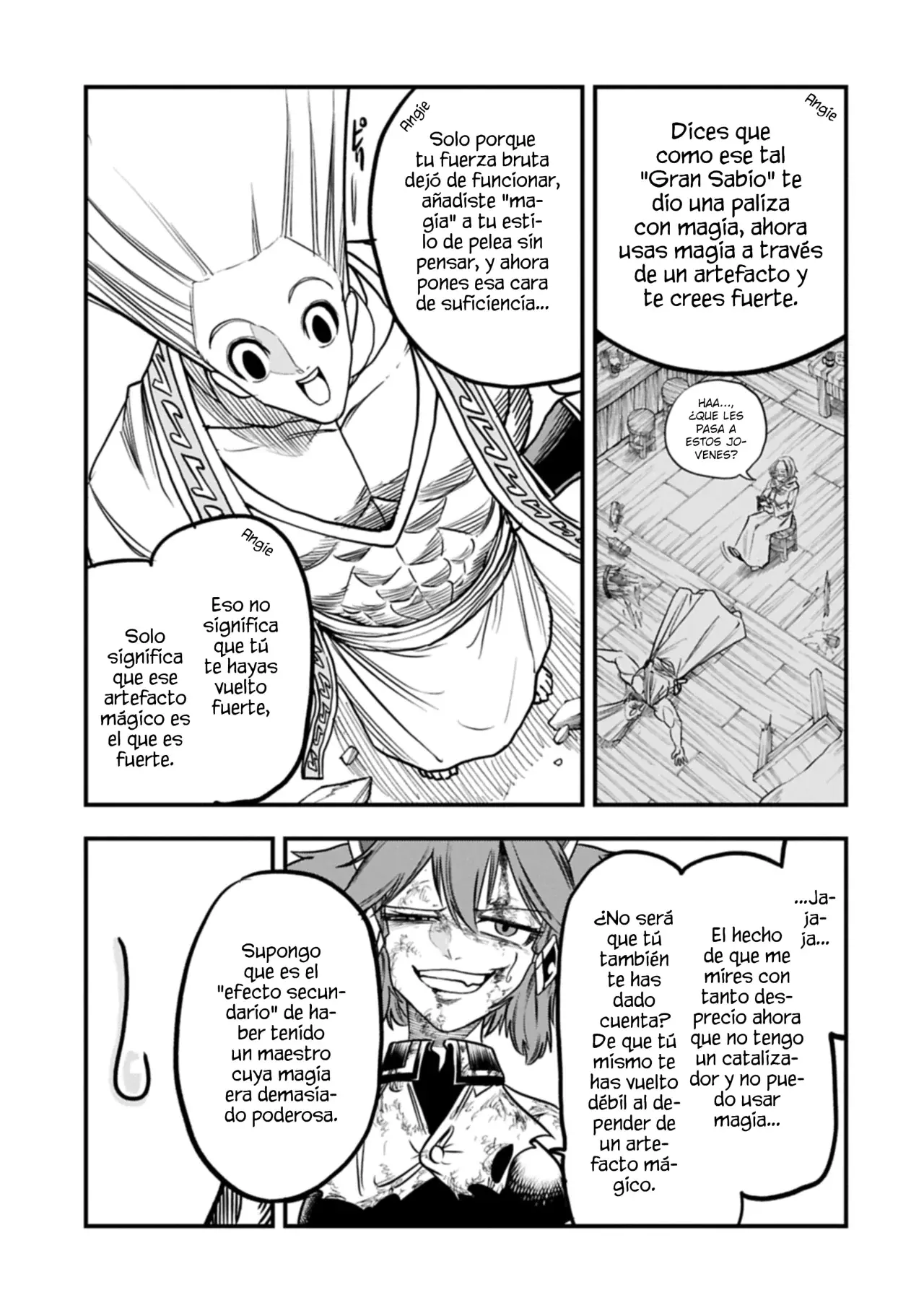 Umareta Chokugo ni Suterareta kedo, Zensei ga Taikensha datta node Yoyuu de Ikitemasu Capitulo 73: Angie Vs Denian El Destructor página 21