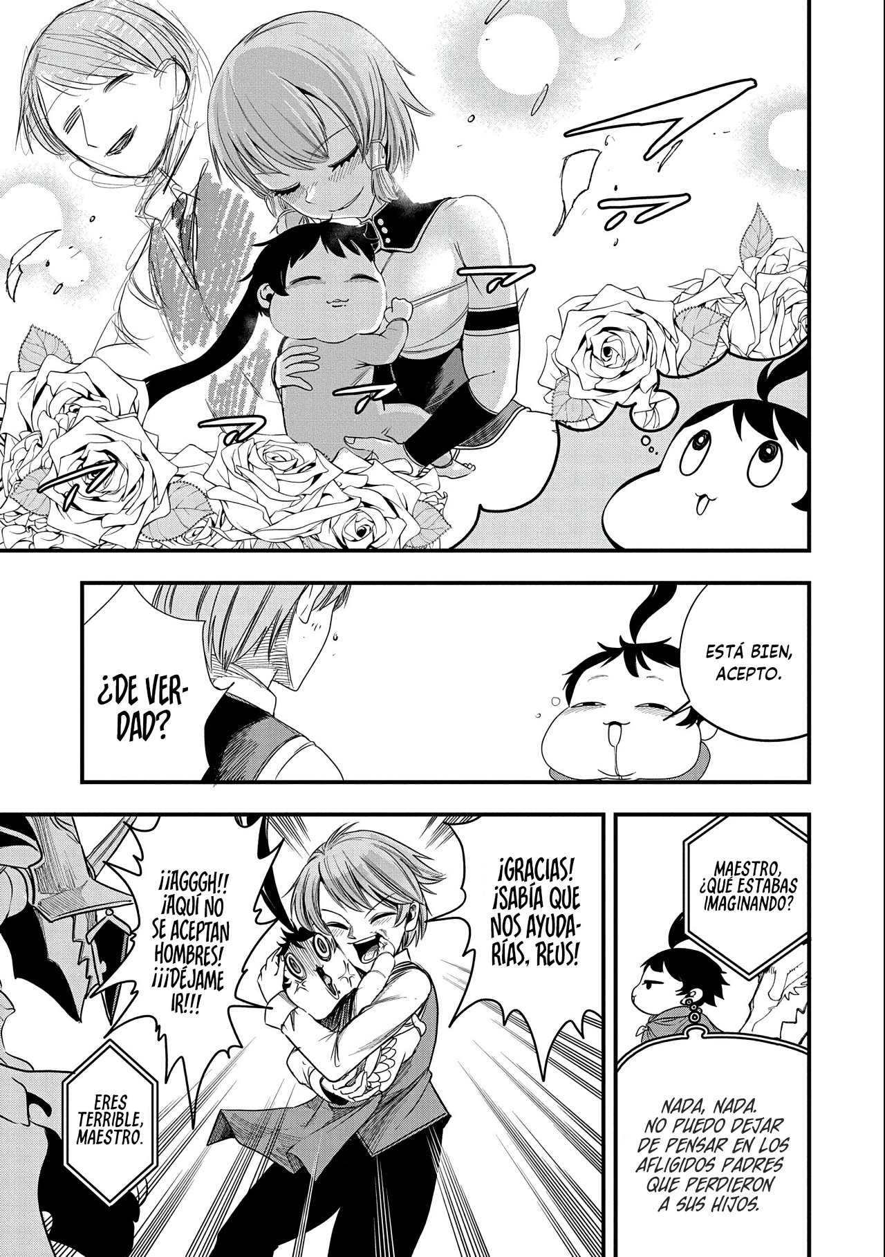 Umareta Chokugo ni Suterareta kedo, Zensei ga Taikensha datta node Yoyuu de Ikitemasu Capitulo 9: Secuestros en Serie de Bebés página 11