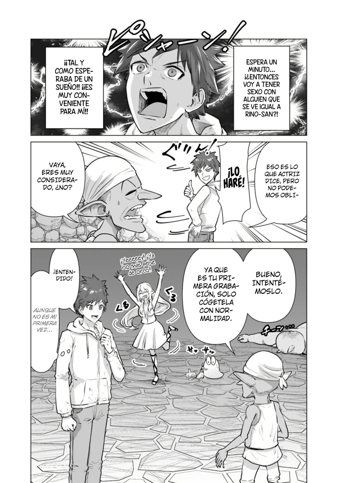 Isekai Pornstar ~Shiru danyuu ga isekai tensei shite ero chishiki furu katsuyo de musou danyuu ni naru hanashi Capitulo 1 página 16