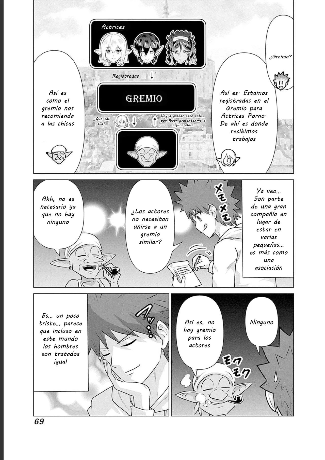 Isekai Pornstar ~Shiru danyuu ga isekai tensei shite ero chishiki furu katsuyo de musou danyuu ni naru hanashi Capitulo 14: Comida después de la fiesta, actor y actriz (2) página 8