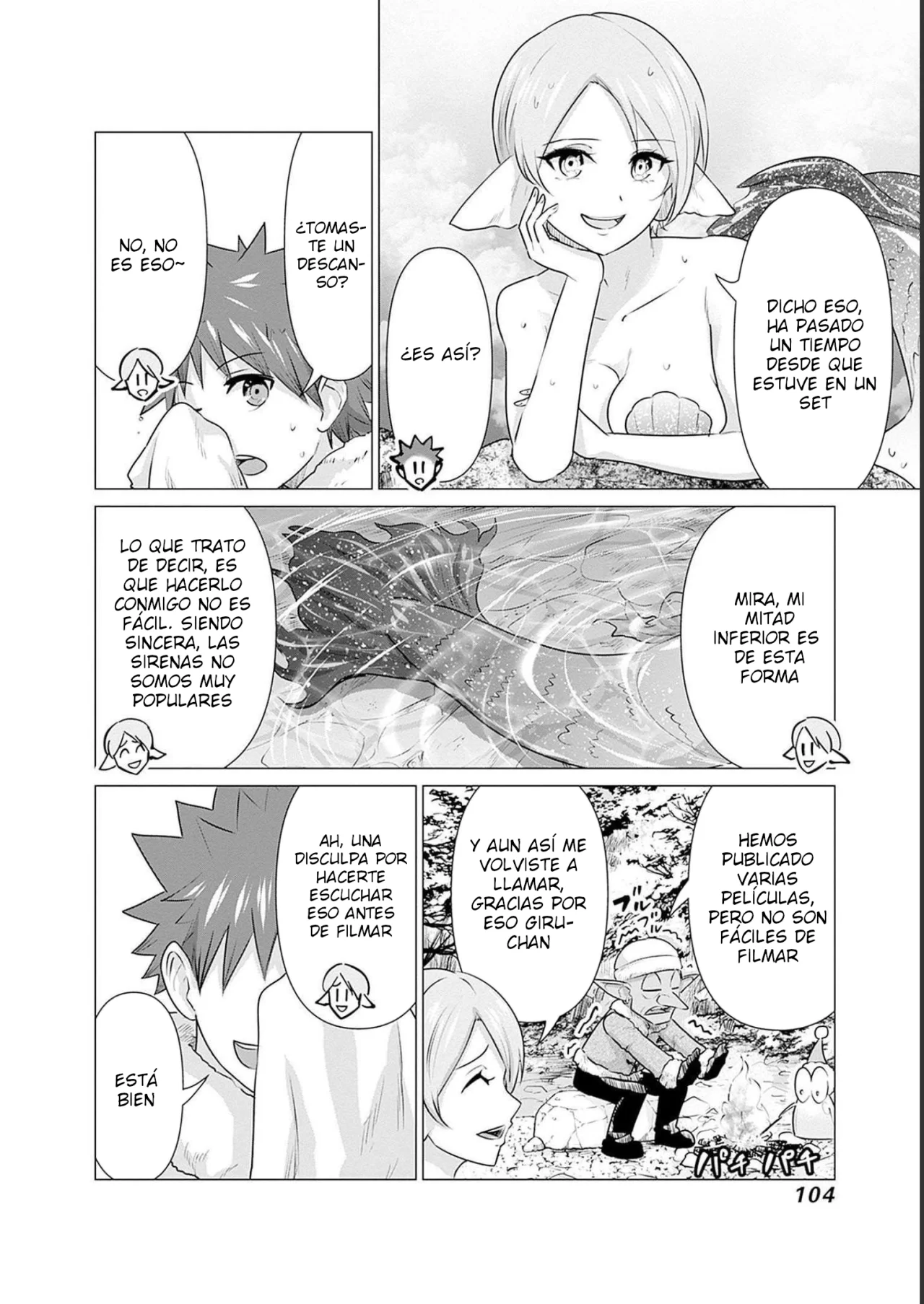 Isekai Pornstar ~Shiru danyuu ga isekai tensei shite ero chishiki furu katsuyo de musou danyuu ni naru hanashi Capitulo 16: Sirena y el Onsen Secreto 1 página 13