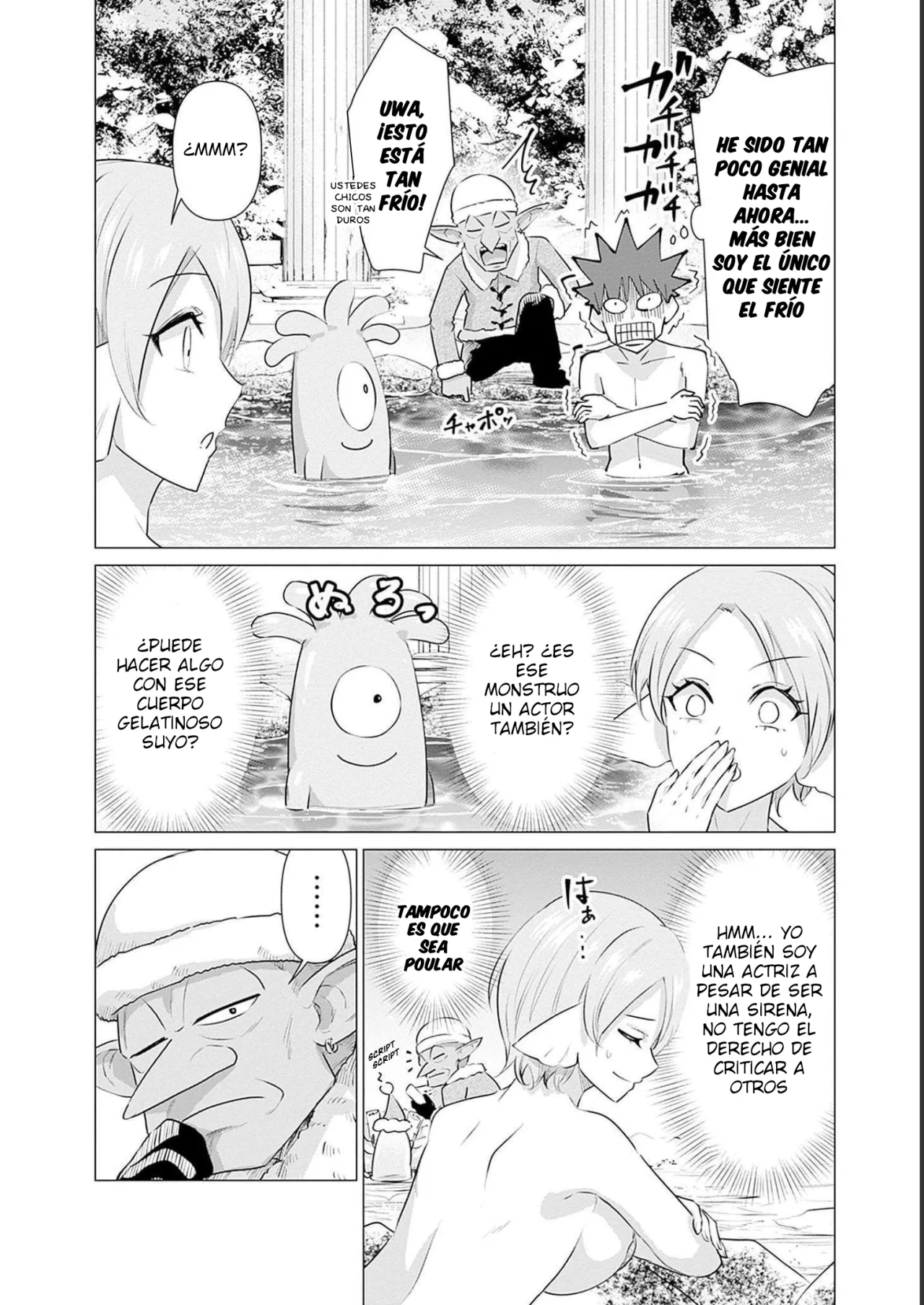 Isekai Pornstar ~Shiru danyuu ga isekai tensei shite ero chishiki furu katsuyo de musou danyuu ni naru hanashi Capitulo 17: Sirena y el Onsen Secreto 2 página 5