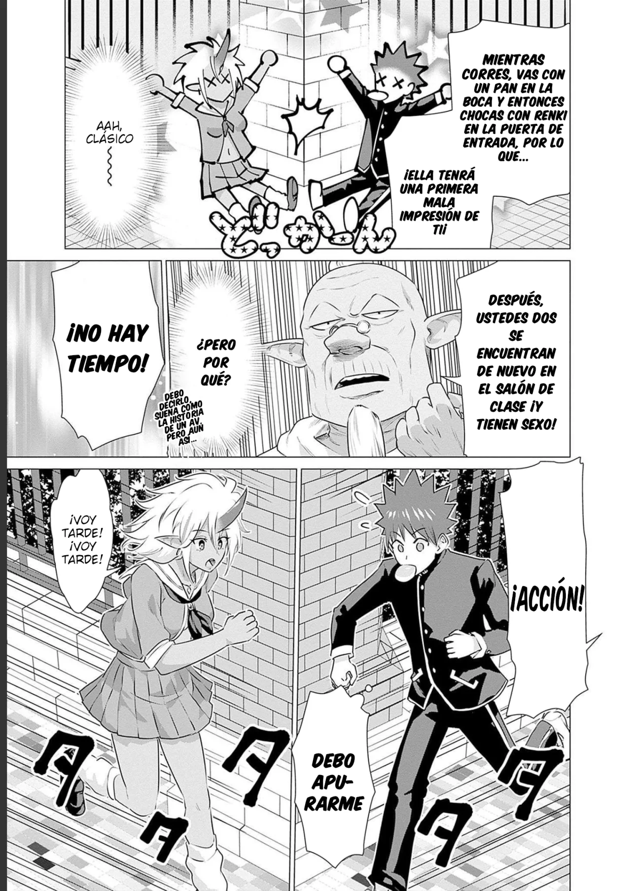 Isekai Pornstar ~Shiru danyuu ga isekai tensei shite ero chishiki furu katsuyo de musou danyuu ni naru hanashi Capitulo 18: Ogresa y Filmar en la Escuela 1 página 12