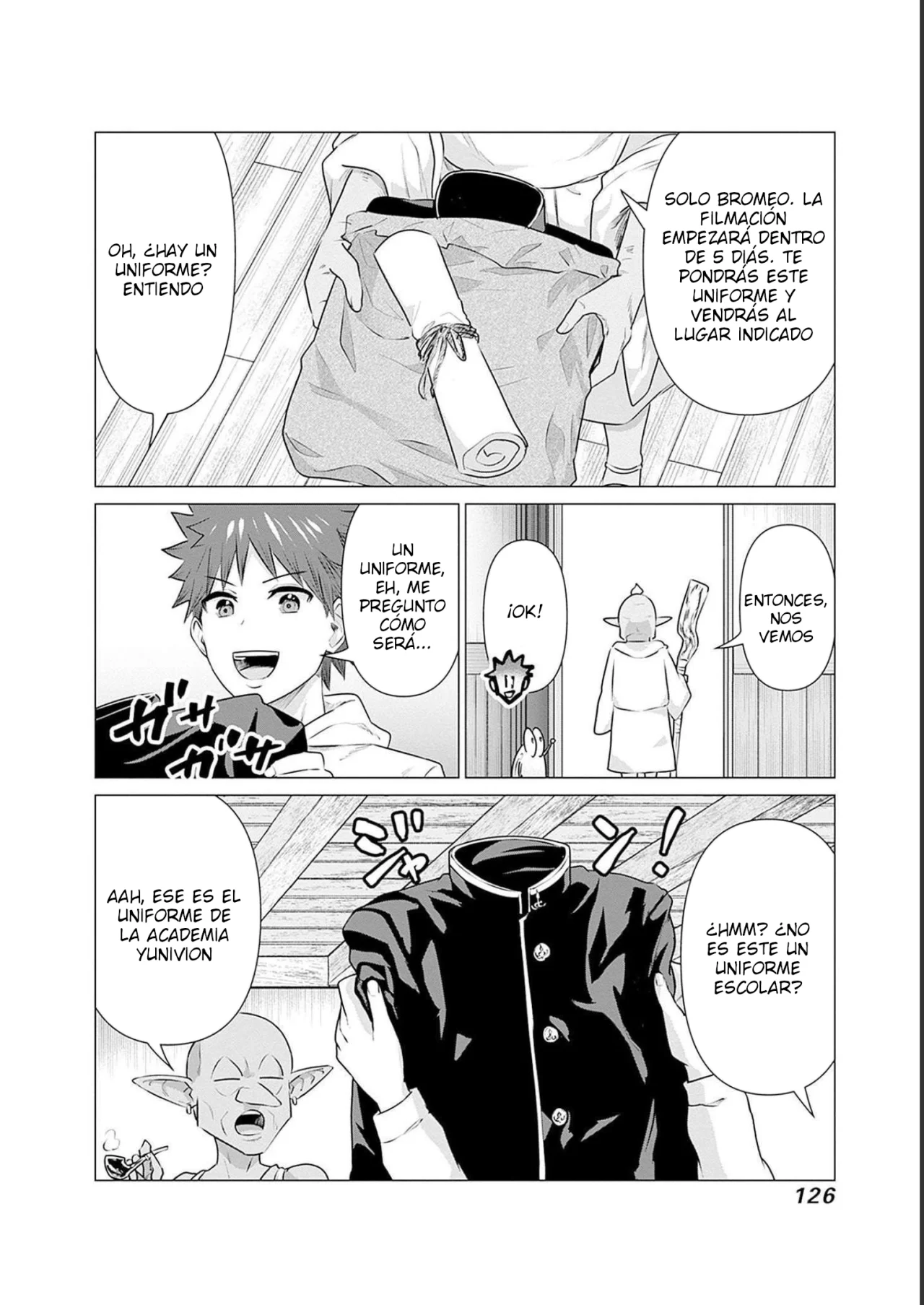 Isekai Pornstar ~Shiru danyuu ga isekai tensei shite ero chishiki furu katsuyo de musou danyuu ni naru hanashi Capitulo 18: Ogresa y Filmar en la Escuela 1 página 5