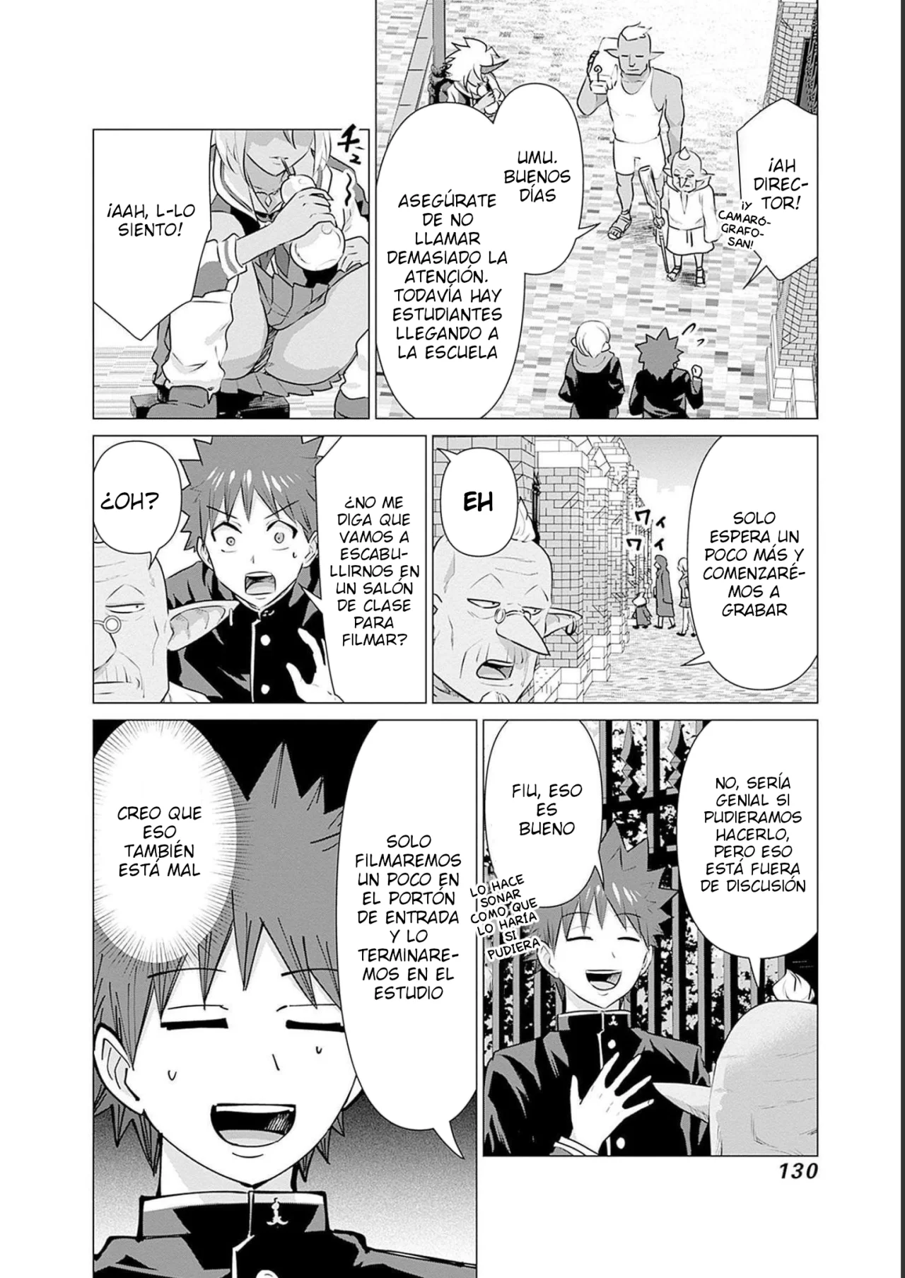 Isekai Pornstar ~Shiru danyuu ga isekai tensei shite ero chishiki furu katsuyo de musou danyuu ni naru hanashi Capitulo 18: Ogresa y Filmar en la Escuela 1 página 9