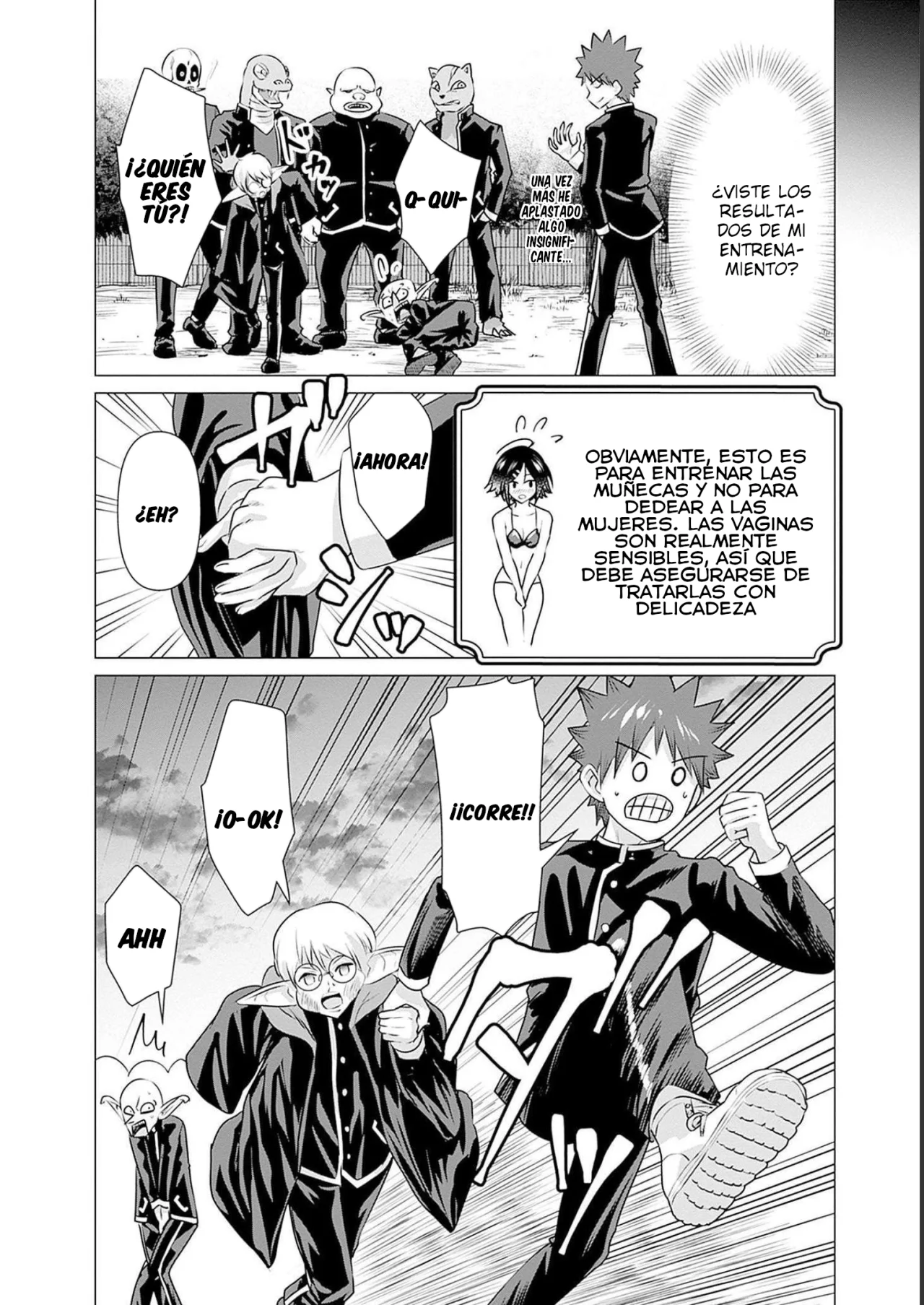 Isekai Pornstar ~Shiru danyuu ga isekai tensei shite ero chishiki furu katsuyo de musou danyuu ni naru hanashi Capitulo 19: Ogresa y Filmar en la Escuela 2 página 11