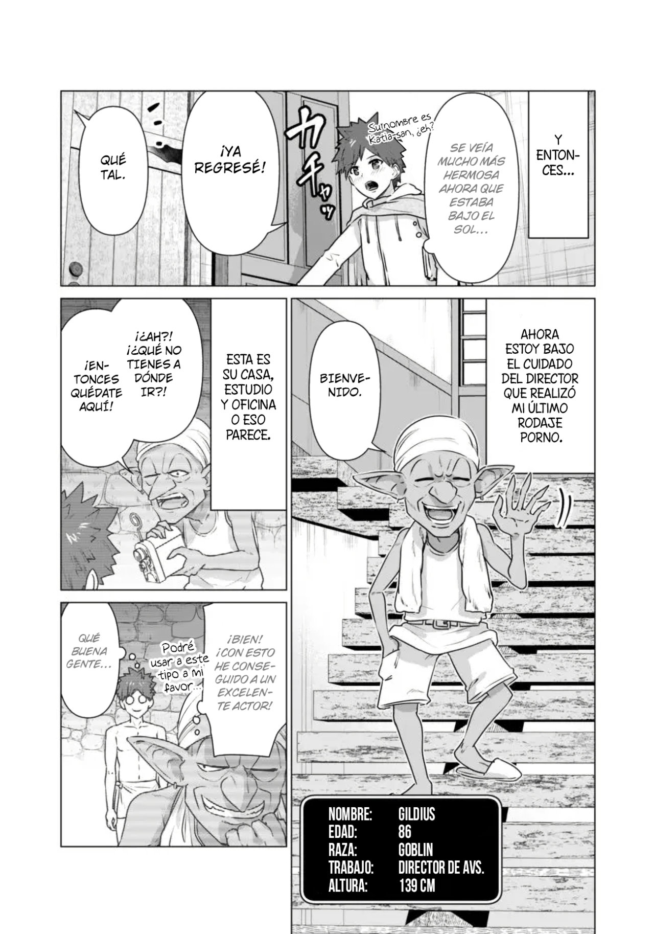 Isekai Pornstar ~Shiru danyuu ga isekai tensei shite ero chishiki furu katsuyo de musou danyuu ni naru hanashi Capitulo 2.1 página 9