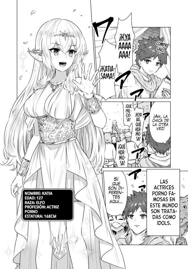 Isekai Pornstar ~Shiru danyuu ga isekai tensei shite ero chishiki furu katsuyo de musou danyuu ni naru hanashi Capitulo 2 página 5