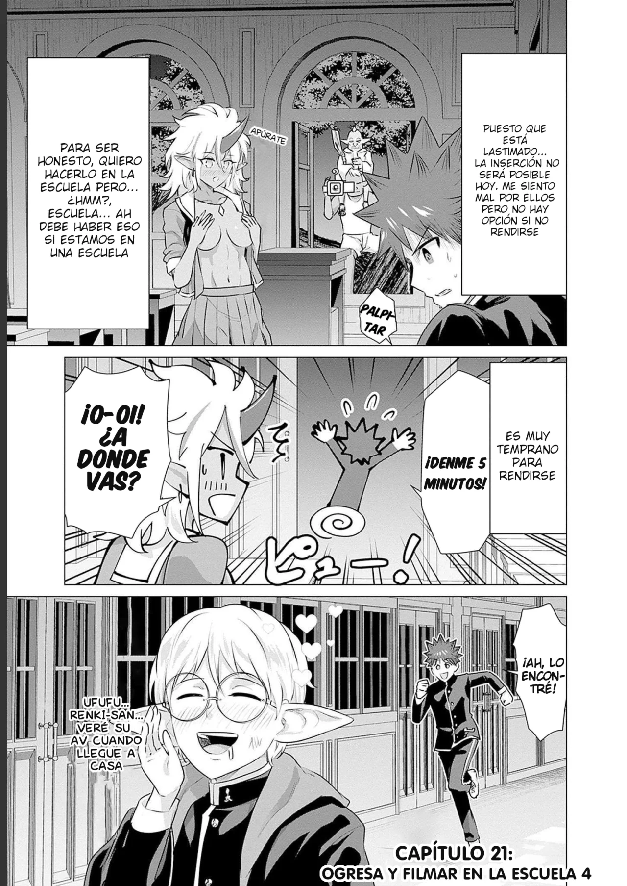 Isekai Pornstar ~Shiru danyuu ga isekai tensei shite ero chishiki furu katsuyo de musou danyuu ni naru hanashi Capitulo 21: Ogresa y Filmar en la Escuela 4 página 2