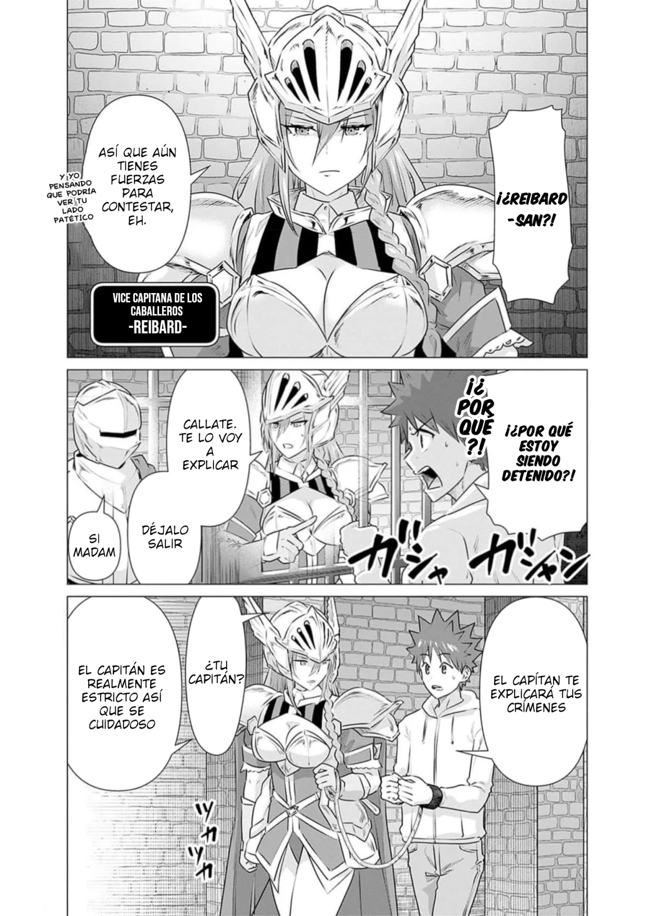 Isekai Pornstar ~Shiru danyuu ga isekai tensei shite ero chishiki furu katsuyo de musou danyuu ni naru hanashi Capitulo 22: Capitán de los Caballeros y la Ley de AV 1 página 7