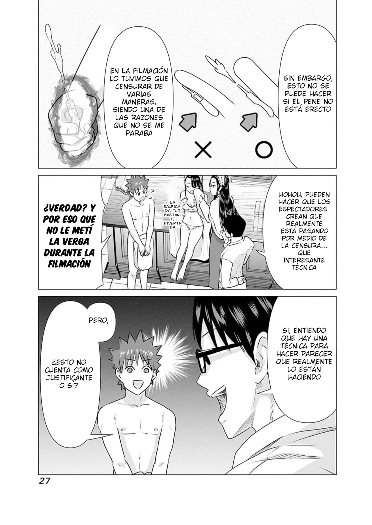 Isekai Pornstar ~Shiru danyuu ga isekai tensei shite ero chishiki furu katsuyo de musou danyuu ni naru hanashi Capitulo 23: Capitán de los Caballeros y la Ley de AV 2 página 10