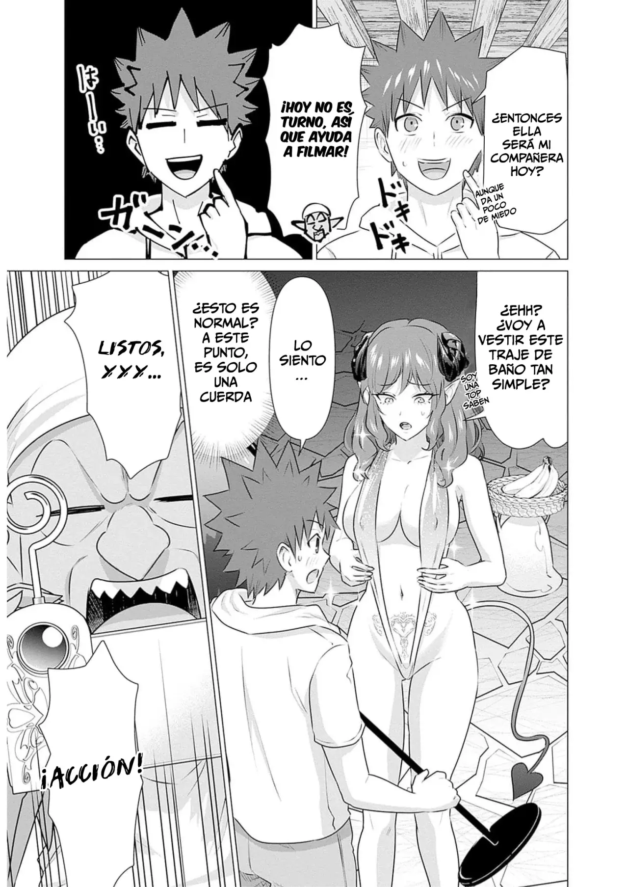 Isekai Pornstar ~Shiru danyuu ga isekai tensei shite ero chishiki furu katsuyo de musou danyuu ni naru hanashi Capitulo 24: Súcubo y la belleza legendaria (1) página 10