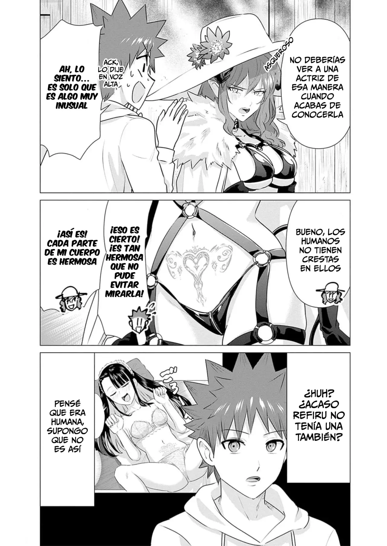 Isekai Pornstar ~Shiru danyuu ga isekai tensei shite ero chishiki furu katsuyo de musou danyuu ni naru hanashi Capitulo 24: Súcubo y la belleza legendaria (1) página 7