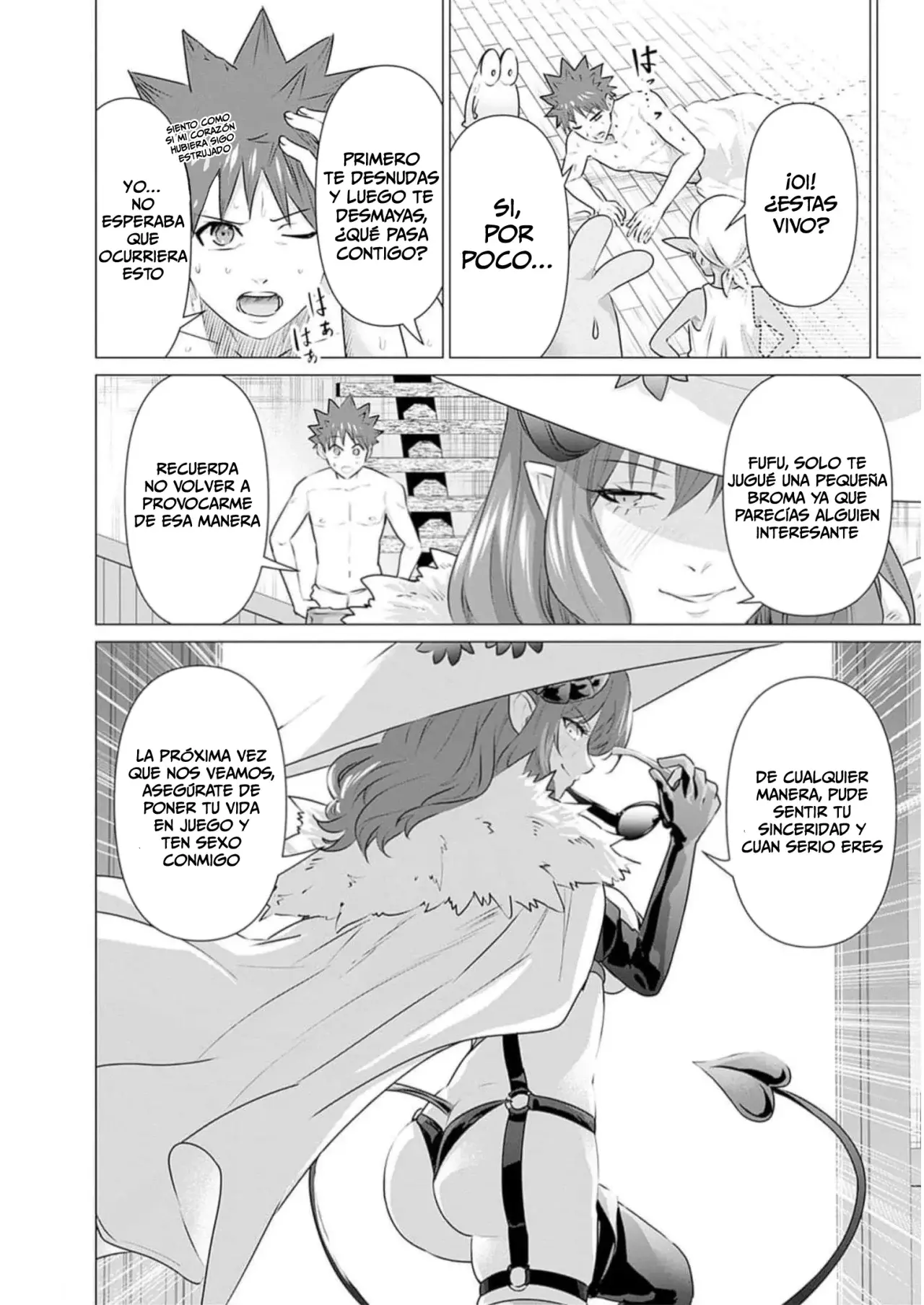 Isekai Pornstar ~Shiru danyuu ga isekai tensei shite ero chishiki furu katsuyo de musou danyuu ni naru hanashi Capitulo 25: Súcubo y la belleza lengendaria (2) página 13