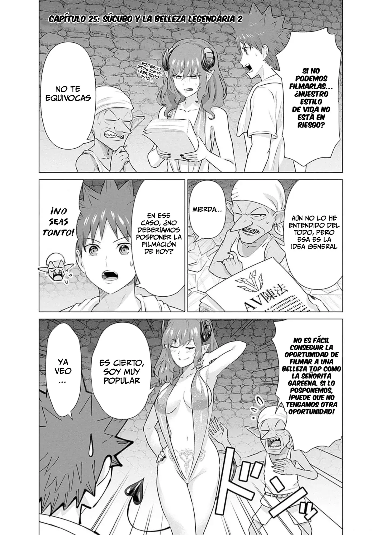 Isekai Pornstar ~Shiru danyuu ga isekai tensei shite ero chishiki furu katsuyo de musou danyuu ni naru hanashi Capitulo 25: Súcubo y la belleza lengendaria (2) página 2