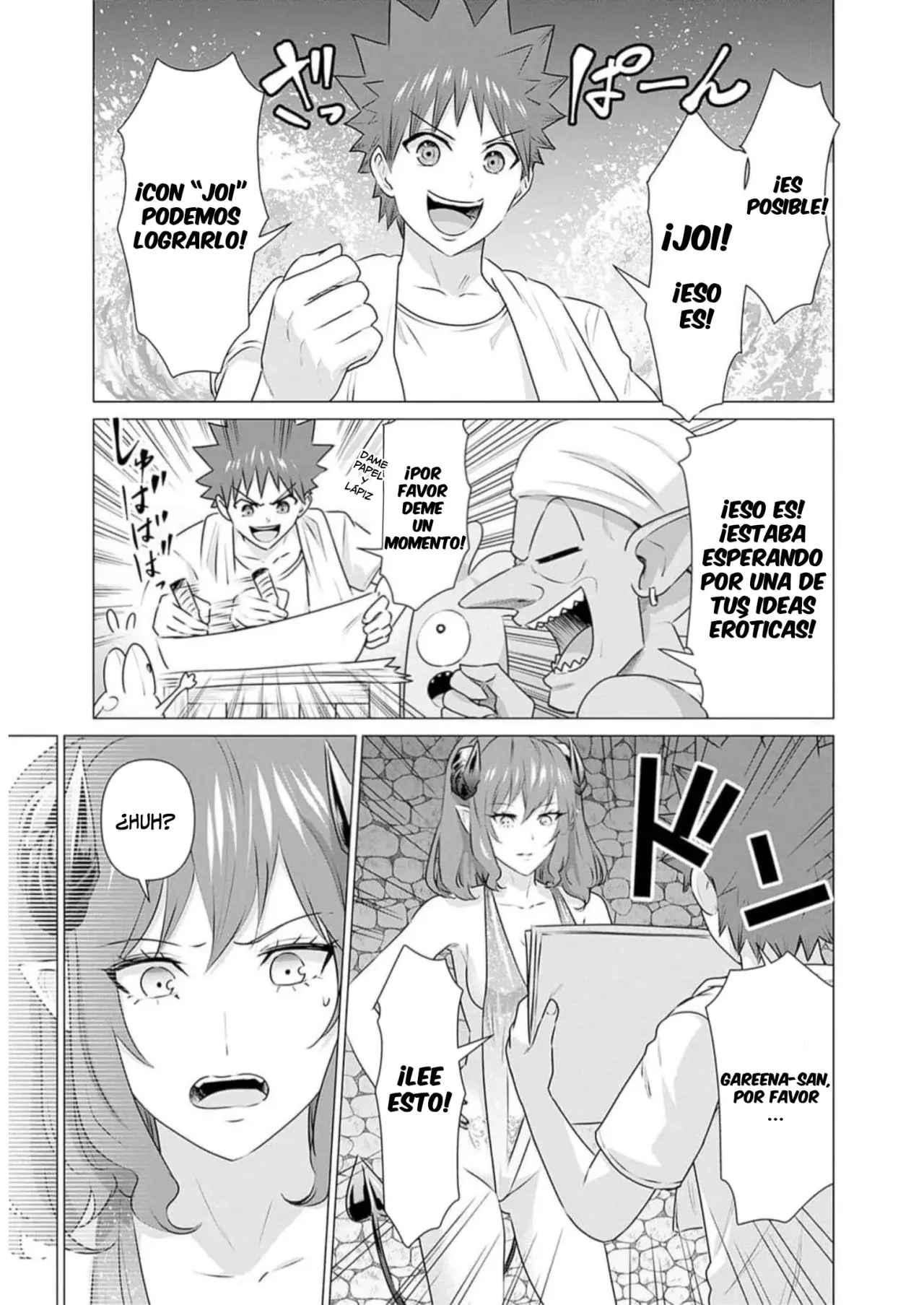 Isekai Pornstar ~Shiru danyuu ga isekai tensei shite ero chishiki furu katsuyo de musou danyuu ni naru hanashi Capitulo 25: Súcubo y la belleza lengendaria (2) página 4