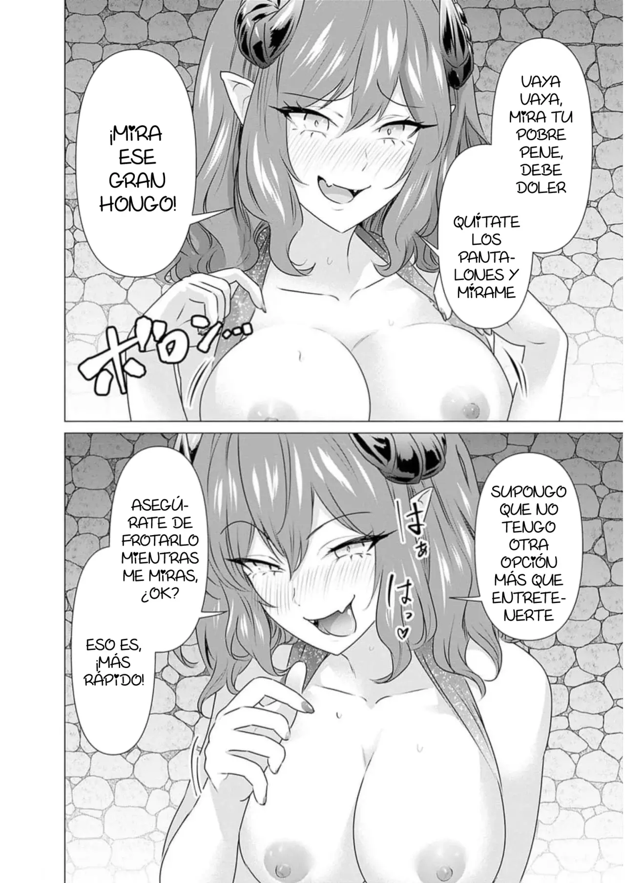 Isekai Pornstar ~Shiru danyuu ga isekai tensei shite ero chishiki furu katsuyo de musou danyuu ni naru hanashi Capitulo 25: Súcubo y la belleza lengendaria (2) página 7