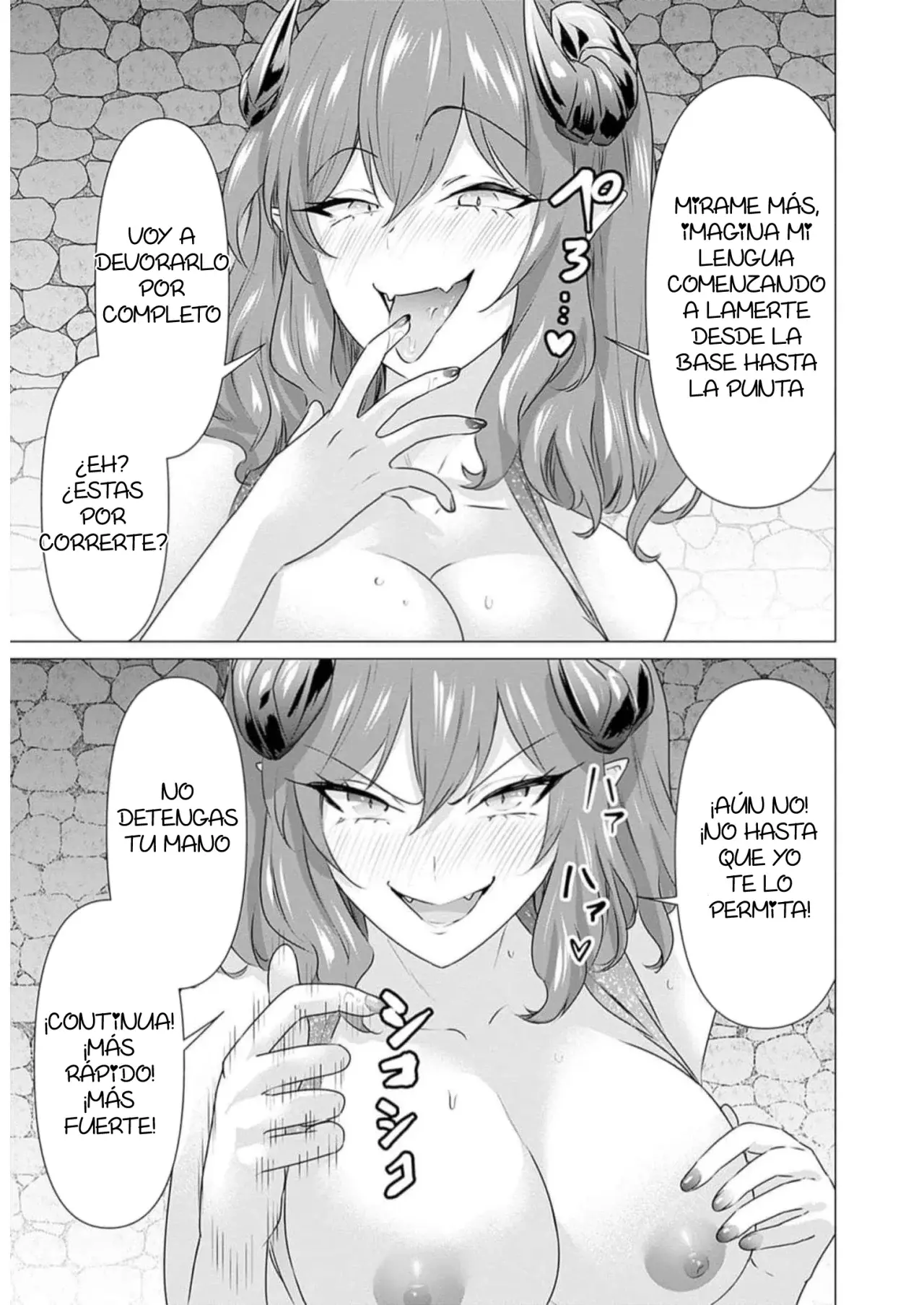 Isekai Pornstar ~Shiru danyuu ga isekai tensei shite ero chishiki furu katsuyo de musou danyuu ni naru hanashi Capitulo 25: Súcubo y la belleza lengendaria (2) página 8