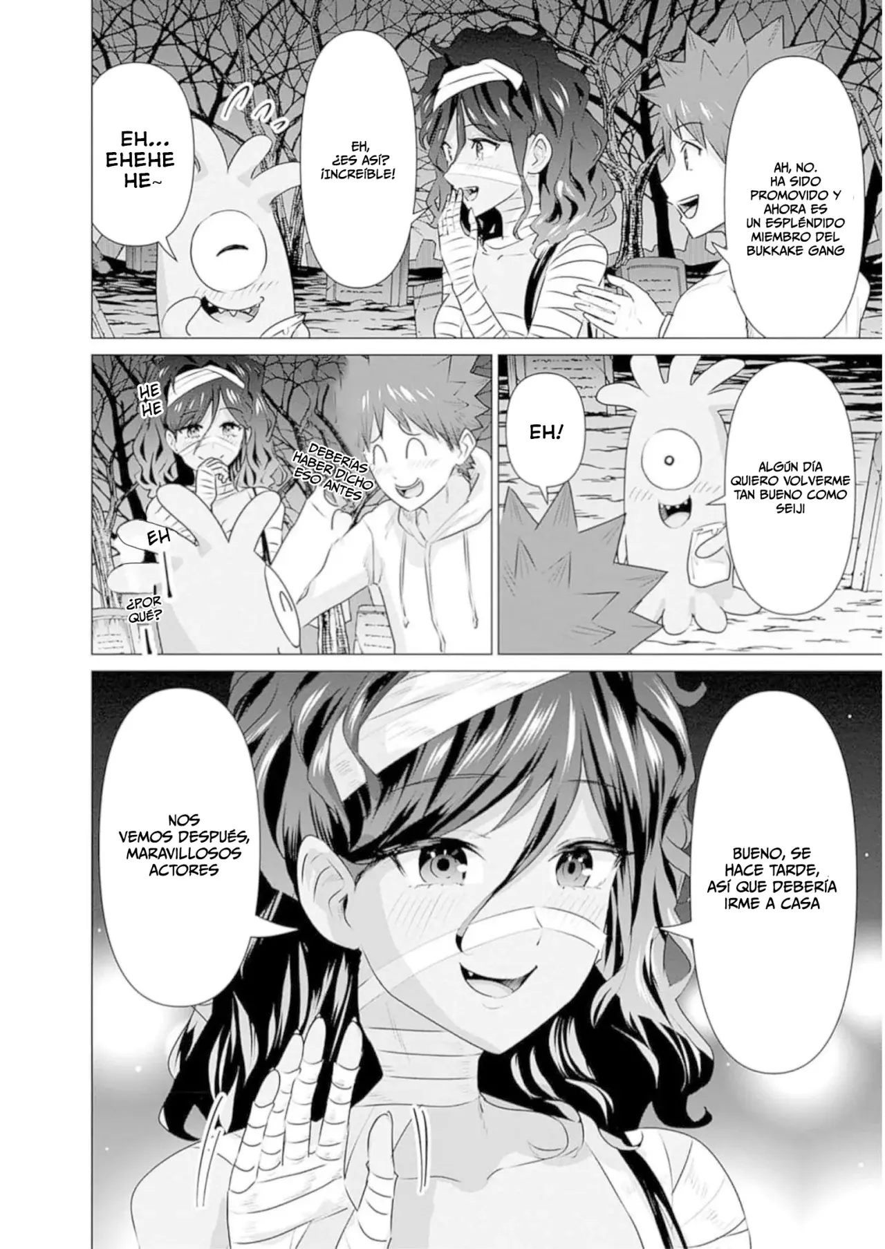 Isekai Pornstar ~Shiru danyuu ga isekai tensei shite ero chishiki furu katsuyo de musou danyuu ni naru hanashi Capitulo 26: Momia y la filmación habitual página 11